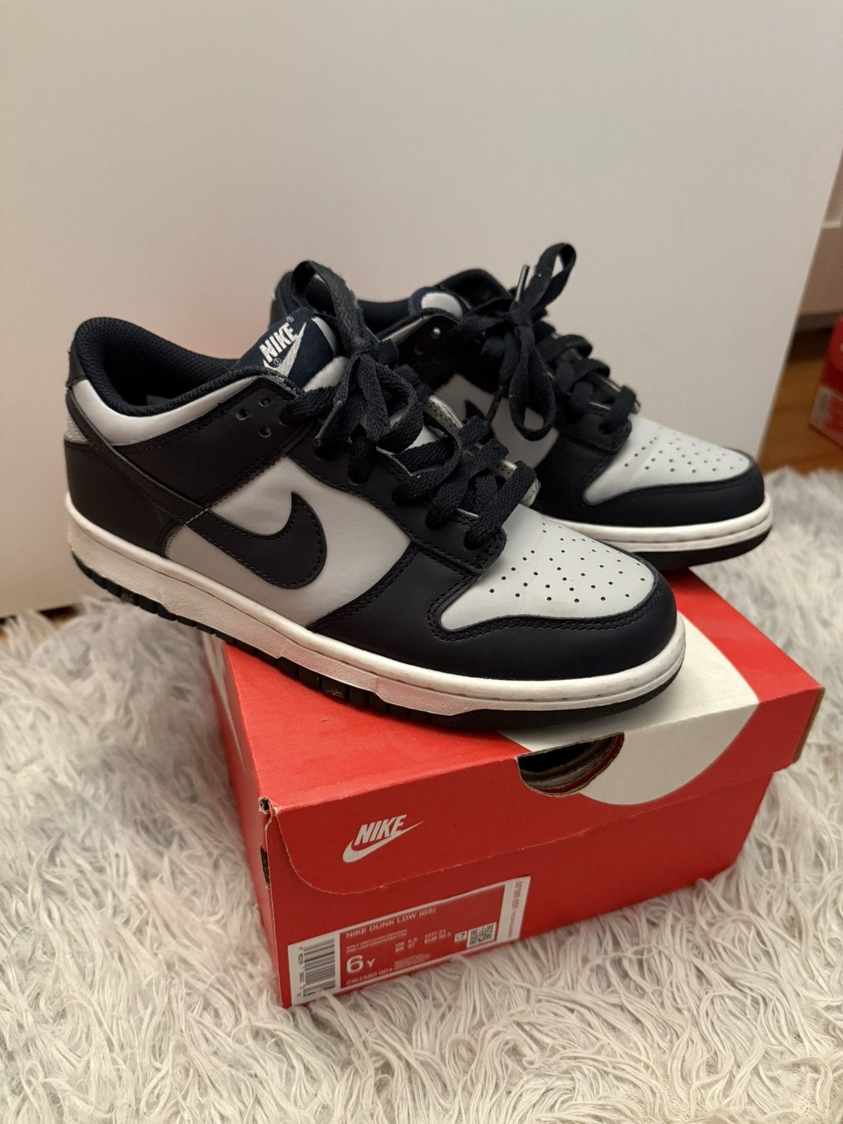 Nike Nike Dunk Low GS Georgetown Size US 6 / EU 39 - 8 Thumbnail