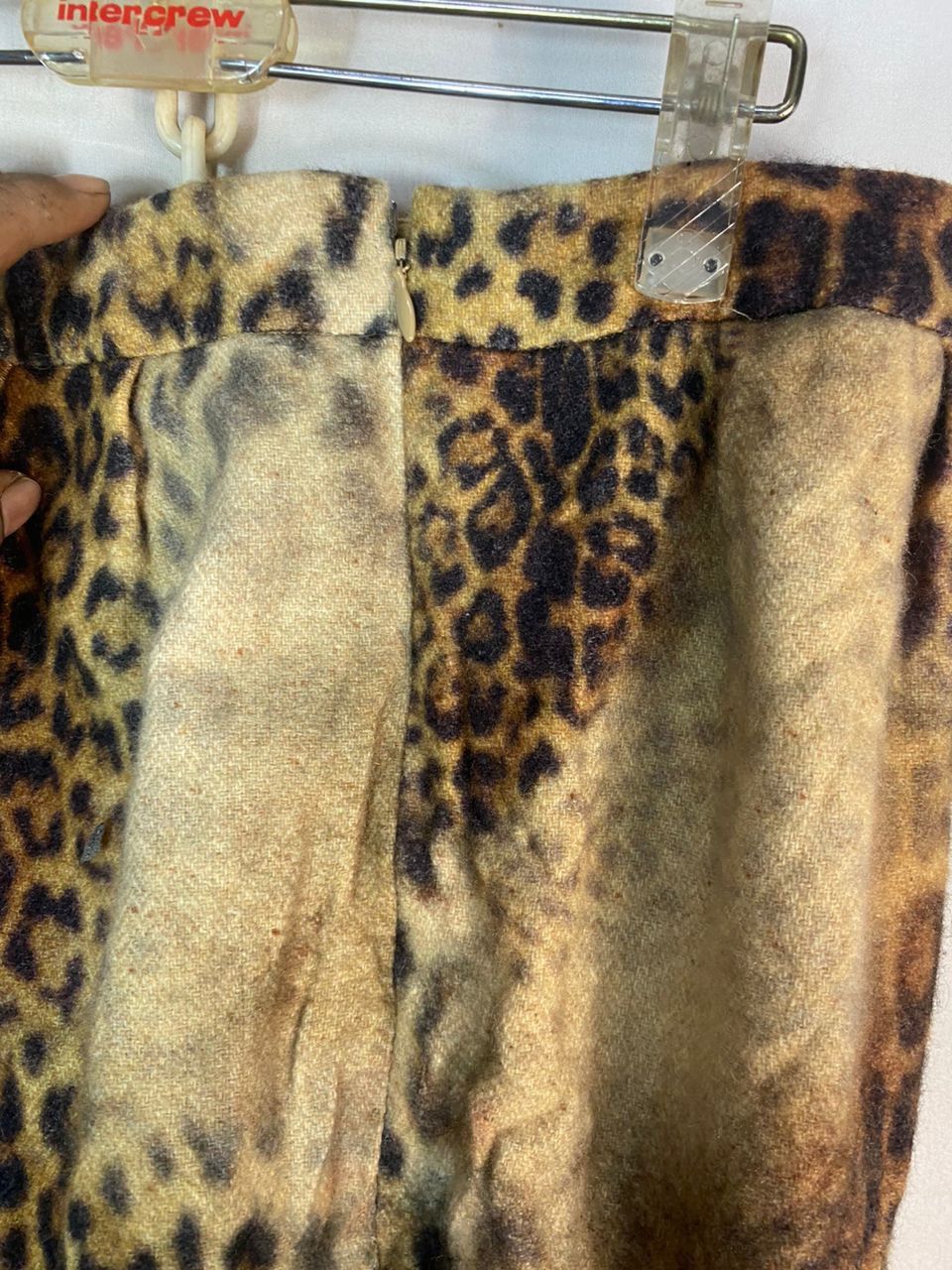 Designer × Japanese Brand Leopard skirt by georges rech Size 32" / US 10 / IT 46 - 5 Thumbnail