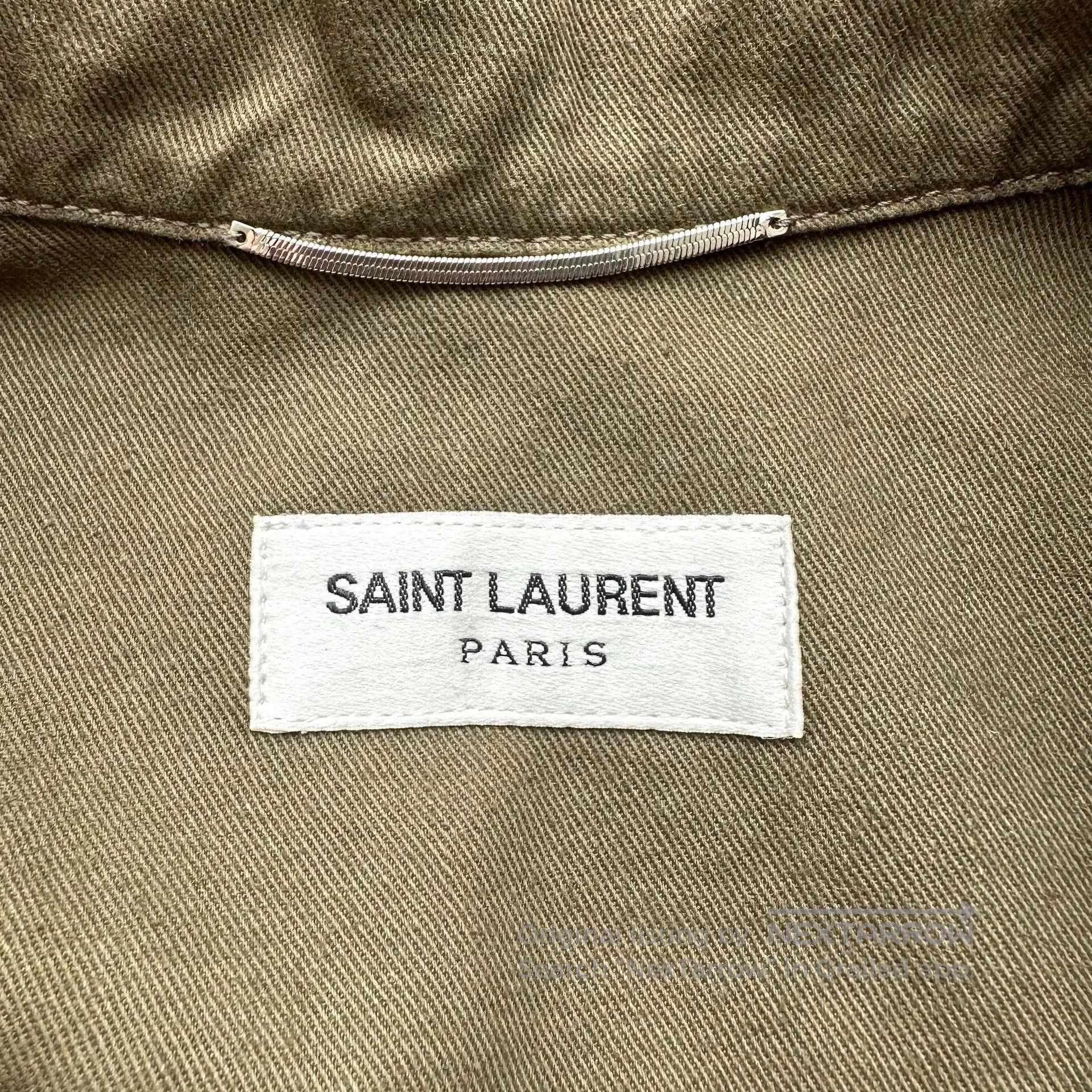 Saint Laurent Paris Saint Laurent Olive Green Hunting Jacket. Size US S / EU 44-46 / 1 - 7 Thumbnail