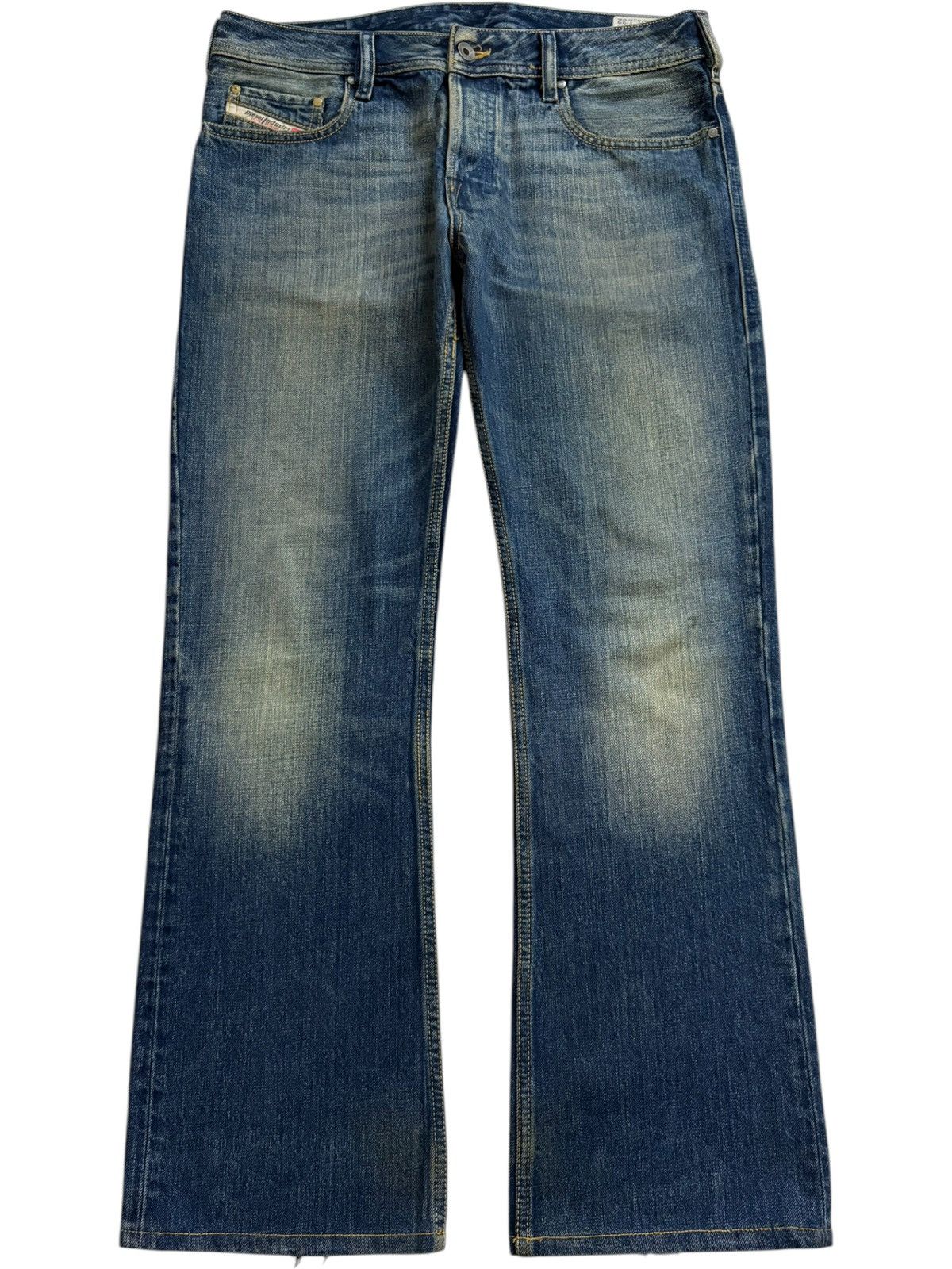 Vintage Diesel Zanity Button Fly Mud Wash Bootcut Jeans