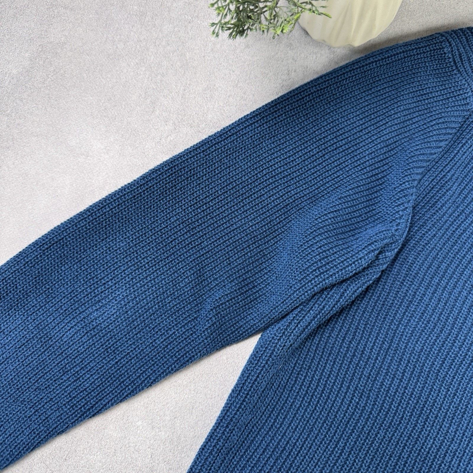 Zanone Zanone Men Cardigan Made In Italy Linen/Cotton Blue Size 48 Size US M / EU 48-50 / 2 - 16 Thumbnail