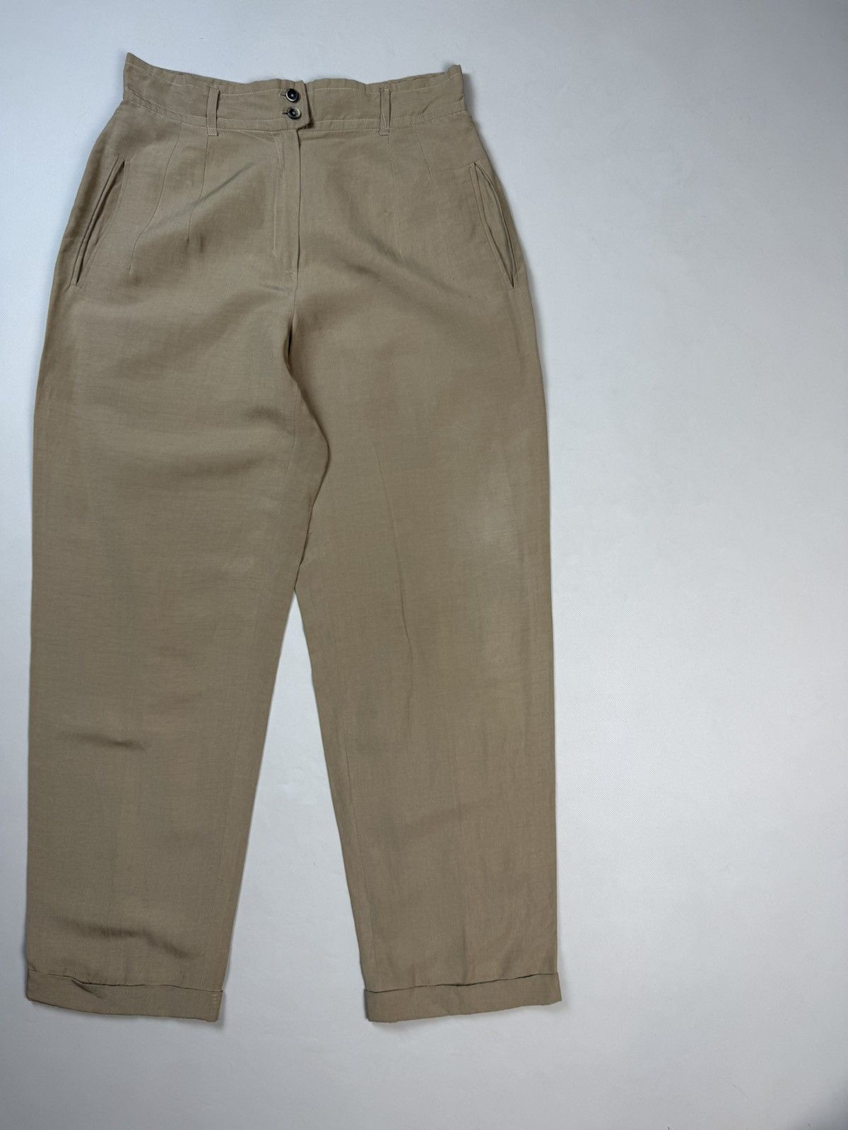 Jil Sander Jil Sander VTG Linen / Silk High Rise Dress Pants Trousers Size 28" / US 6 / IT 42 - 3 Thumbnail