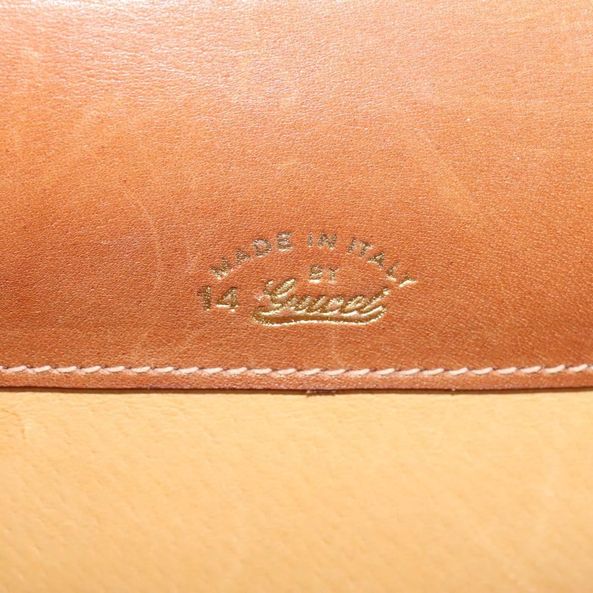 Gucci GUCCI Shoulder Bag Canvas Leather Brown Gold Size ONE SIZE - 16 Thumbnail