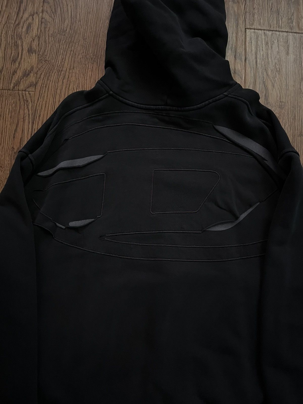 Diesel Black Cotton Sweatshirt Size US XL / EU 56 / 4 - 3 Thumbnail