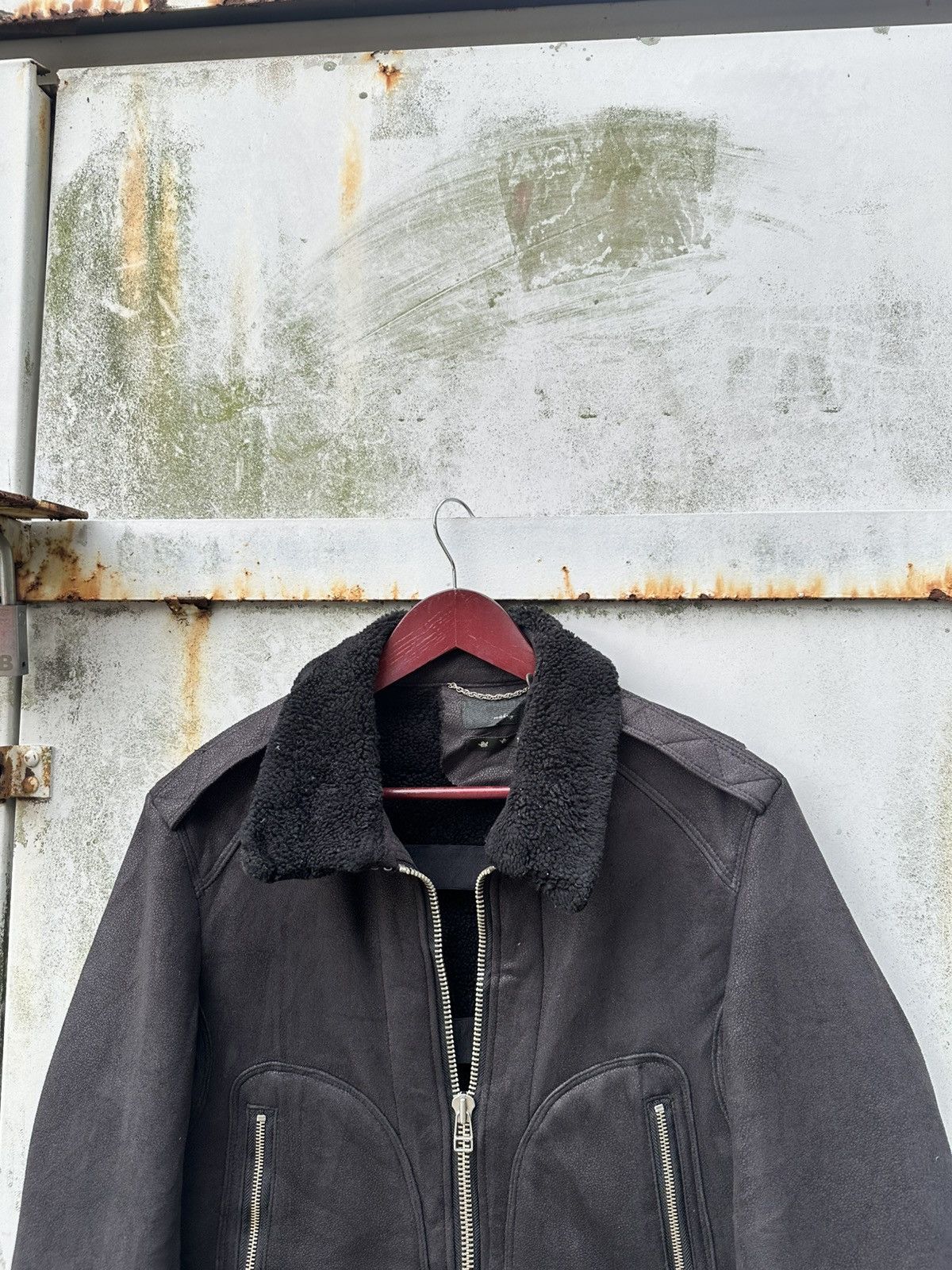 Vintage 👹Vintage Maktig Leather Fleece Lined Jacket Size US M / EU 48-50 / 2 - 4 Thumbnail