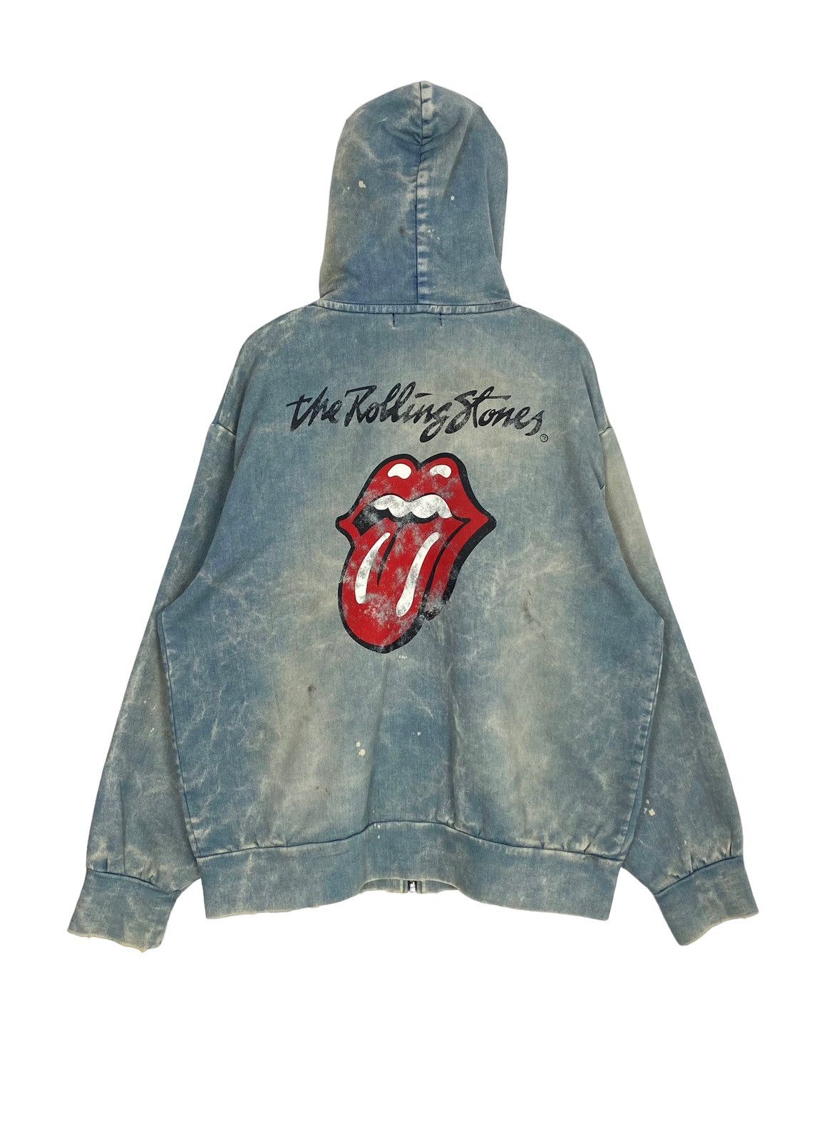 JACKROSE Rare Jack Rose Rolling Stone Asid Wash Hoodie Big Logo Japan Size US L / EU 52-54 / 3 - 1 Thumbnail