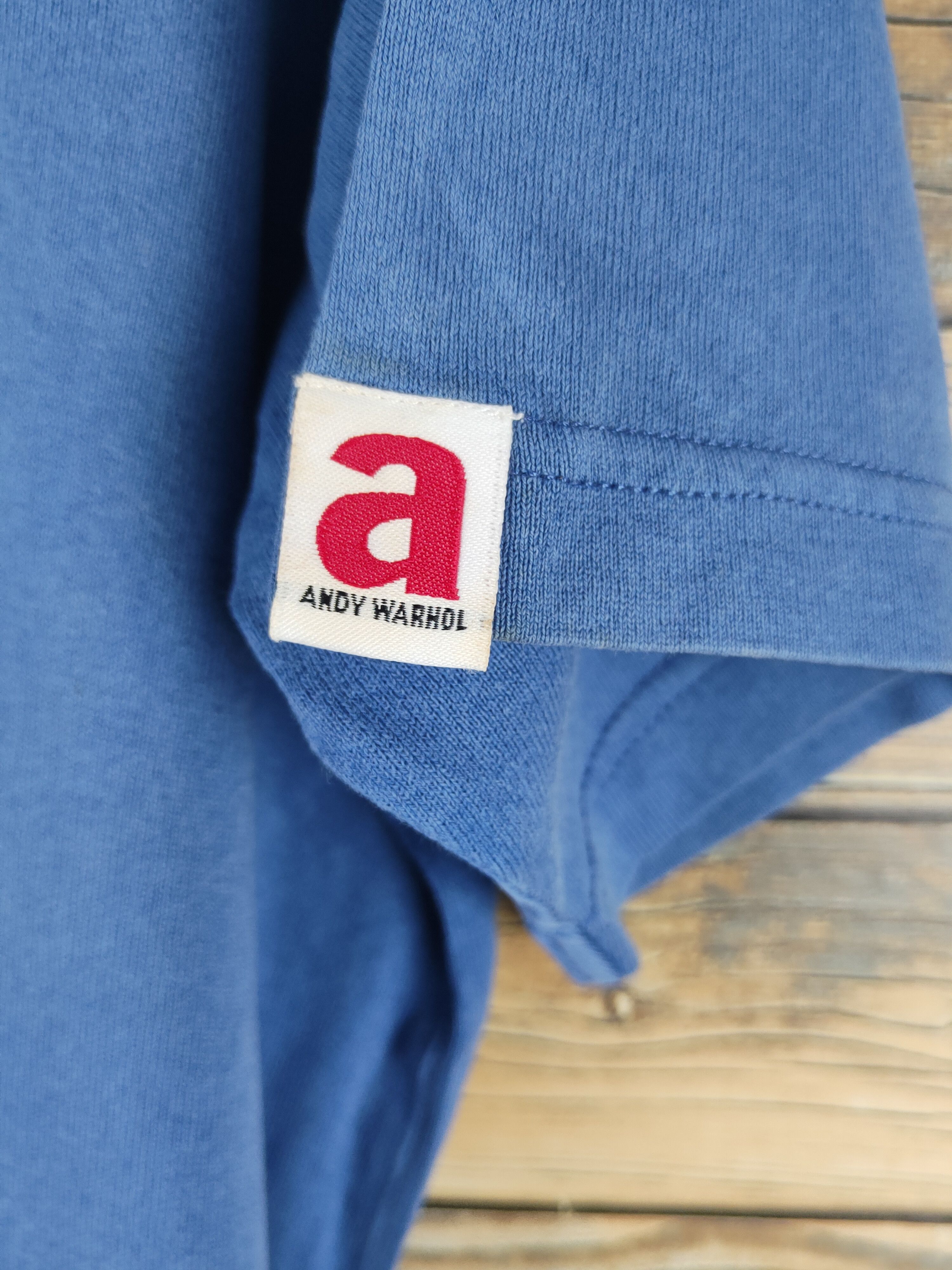 Andy Warhol DL Andy Warhol-Uniqlo Blue Short Sleeve T-shirt #2758 Size US L / EU 52-54 / 3 - 8 Thumbnail