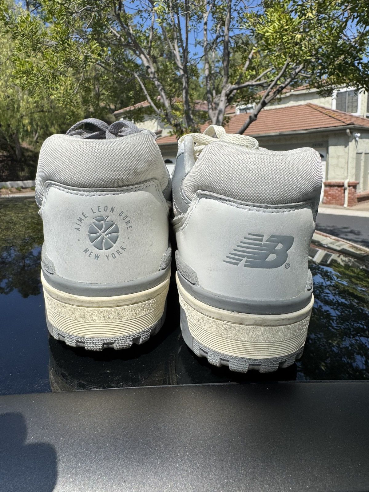 Aime Leon Dore × New Balance Aime Leon Dore 550 “Silver” X New balance Size US 11.5 / EU 44-45 - 5 Thumbnail