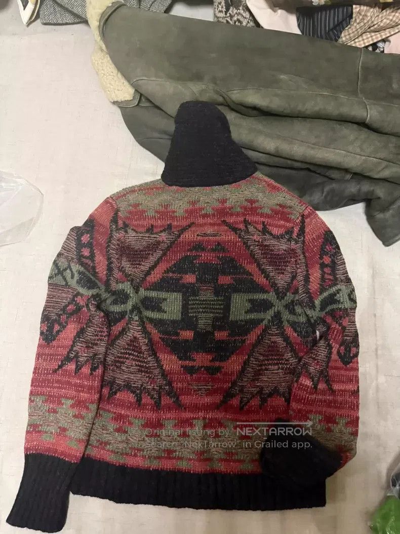 RRL Ralph Lauren RRL Ralph Lauren Old 2012 Indian Totem Cardigan Sweater Size US S / EU 44-46 / 1 - 3 Thumbnail