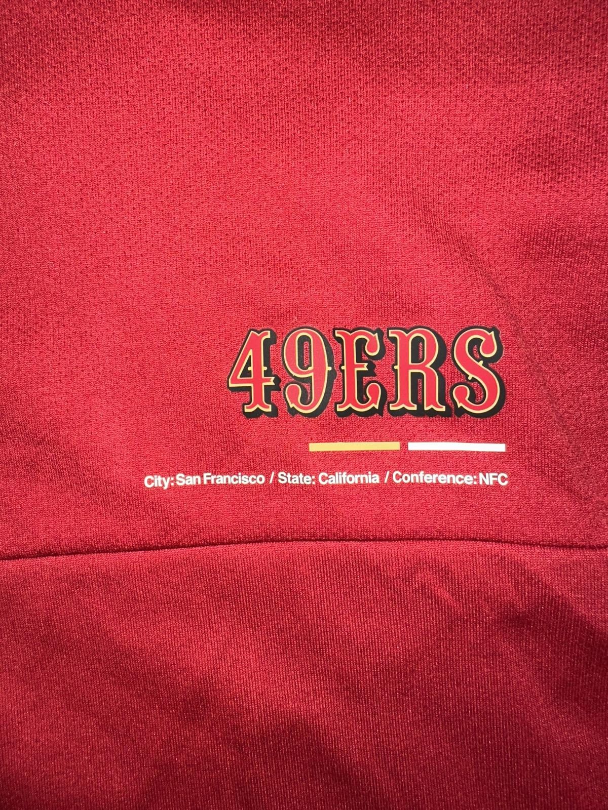 Nike Nike Men’s NFL San Francisco 49ers Sideline Player UV Performance Shirt Size US L / EU 52-54 / 3 - 3 Thumbnail