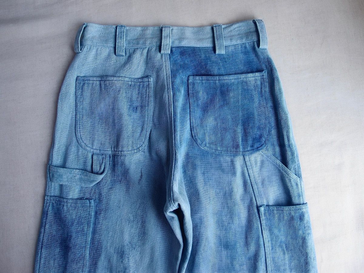 Elleme ELLEME Paris Bleached Denim Cargo Pants Washed Finish Size 26" / US 2 / IT 38 - 1 Thumbnail