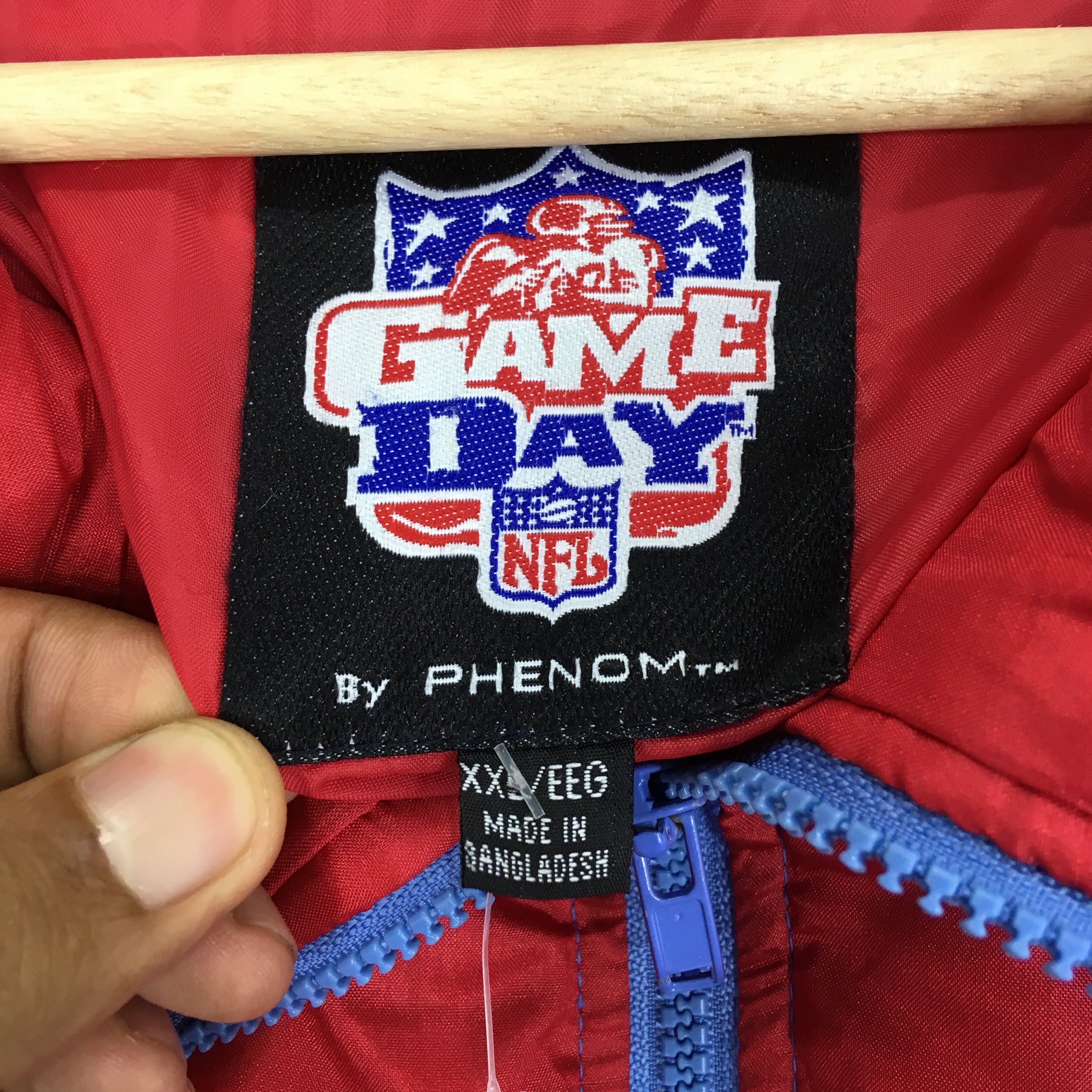 NFL Vintage 90's Houston Oilers NFL Football Sport Team Jacket Size US XXL / EU 58 / 5 - 10 Thumbnail