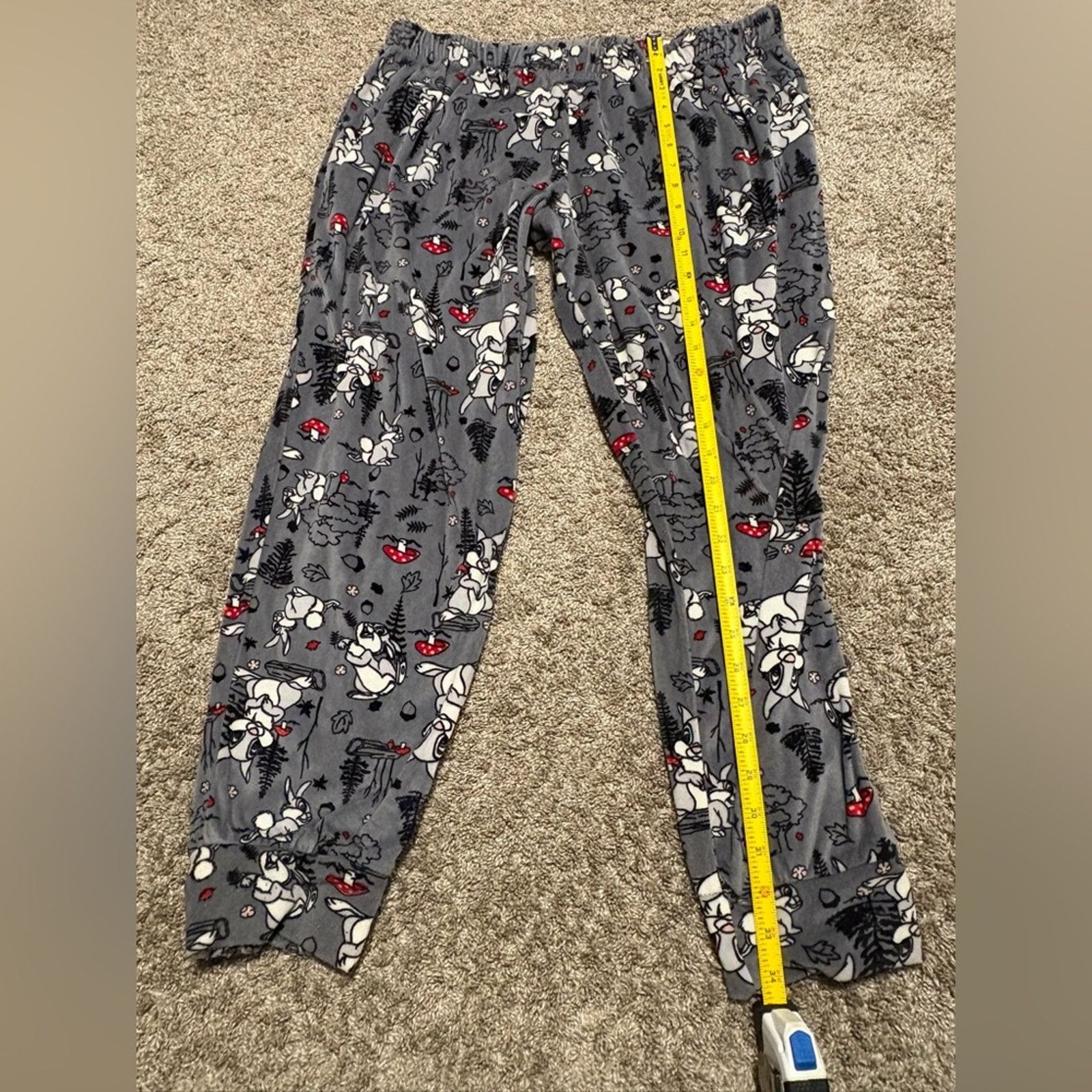 Disney (Disney) Bambi Thumper Nature Comfy Sleepwear PJ: Size XL Size 36" / US 14 / IT 50 - 4 Thumbnail