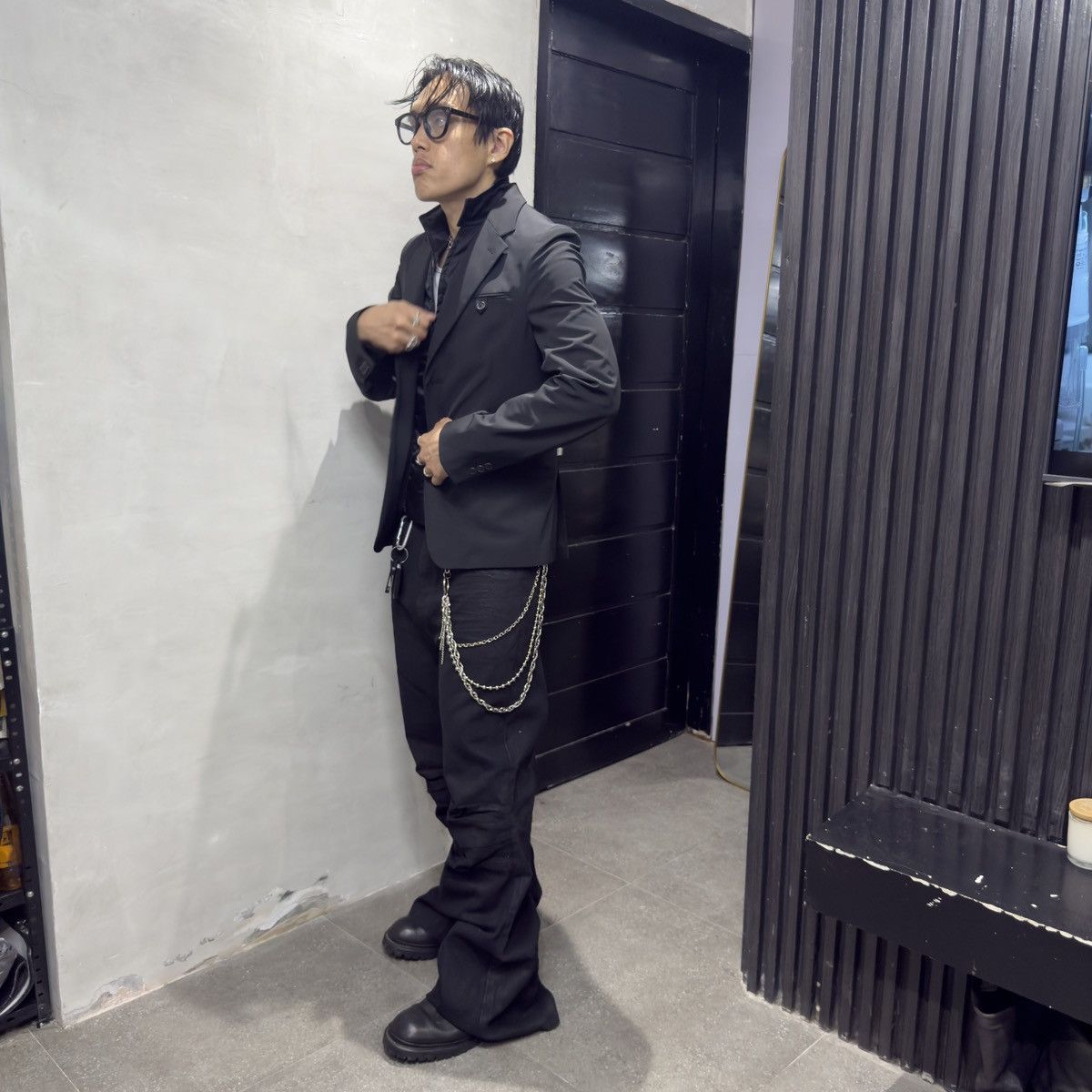 Designer × Prada Prada Single Breasted Double Lined Nylon Suit Blazer Size 44R - 13 Thumbnail