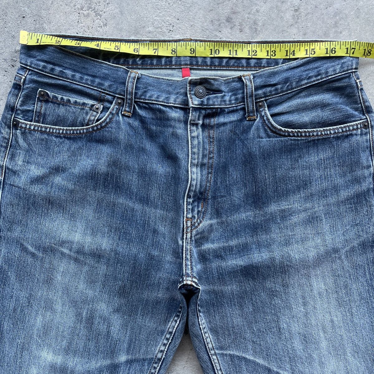 Japanese Brand × Jean W34💥 Vintage Japanese Faded Jeans Denim Pants Distressed Size US 34 / EU 50 - 5 Thumbnail