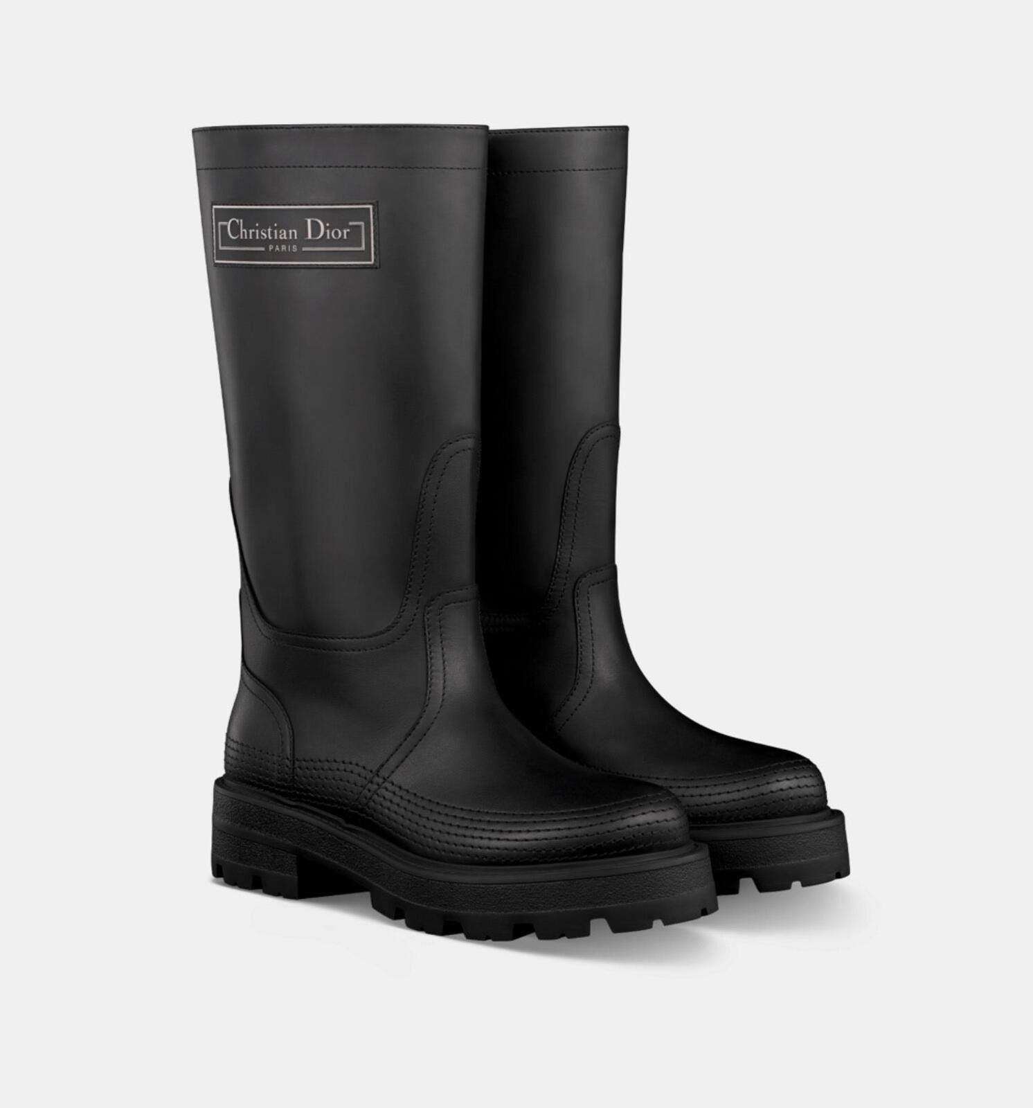 Dior Dior D-Scots Rubber Boots Size ONE SIZE - 2 Thumbnail