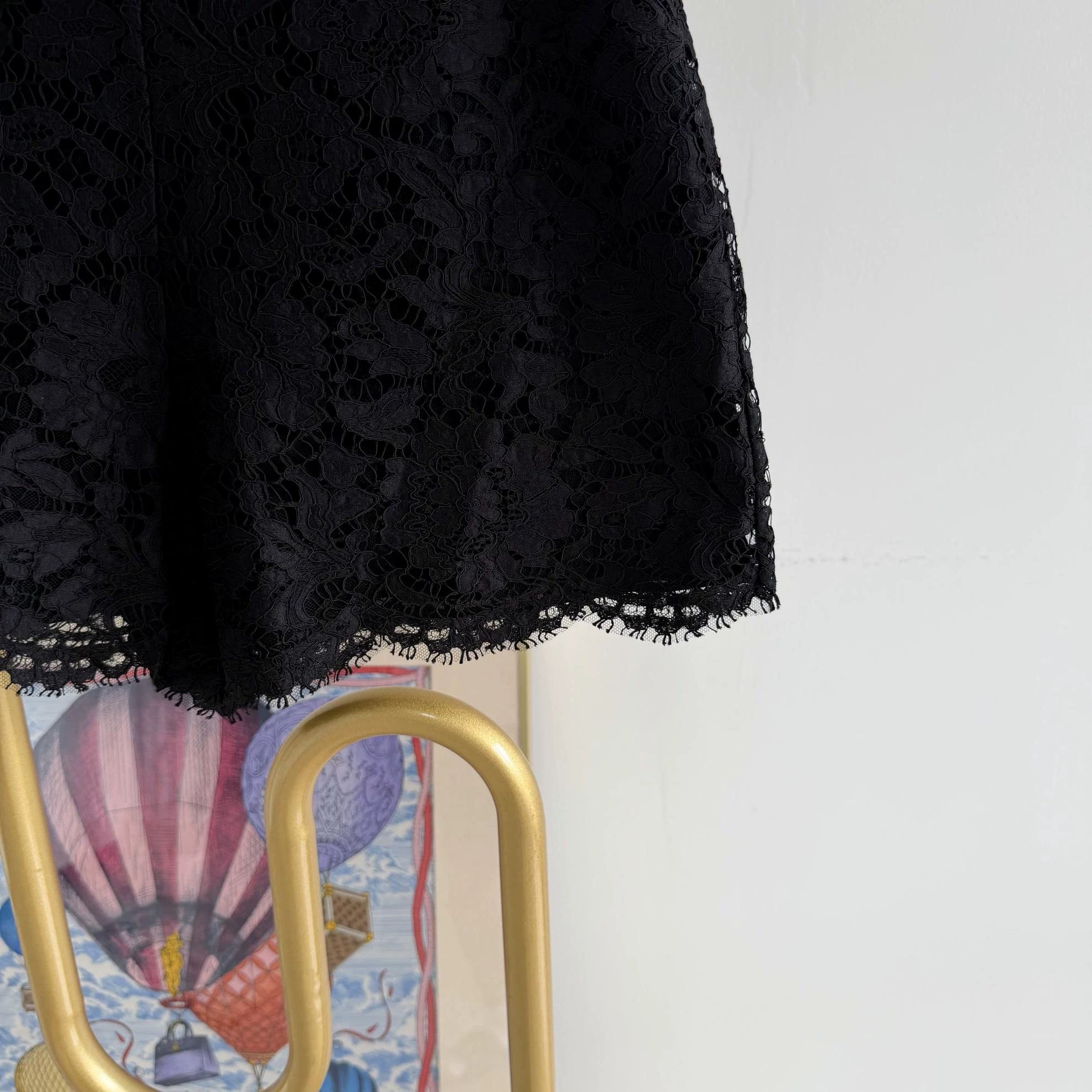 Valentino Valentino Black Lace Shorts 42 Size 28" / US 6 / IT 42 - 4 Thumbnail