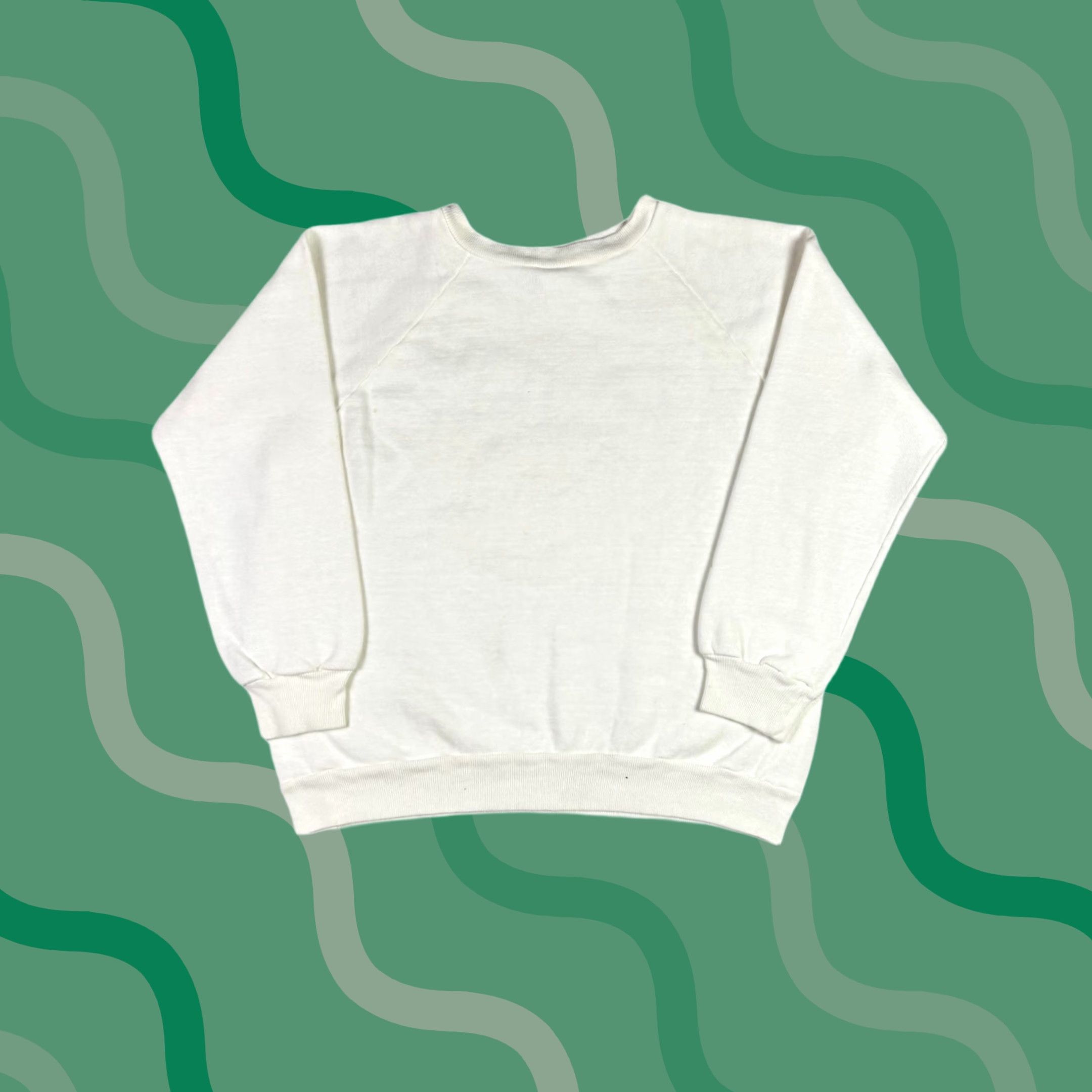 Vintage VINTAGE Knarr Sweatshirt Crewneck Small 80s White Adidas Basketball Soccer Graphic Print Nightvision Logo Pullover Men Size US S / EU 44-46 / 1 - 1 Thumbnail