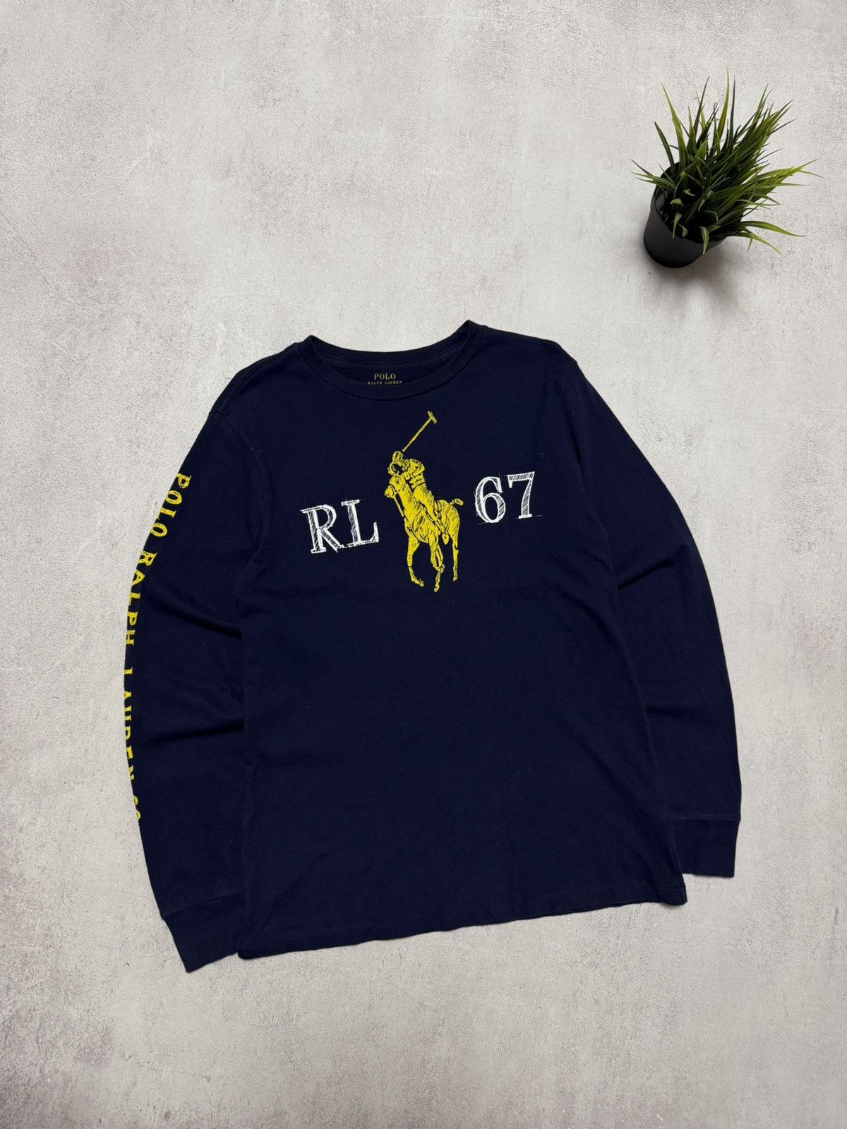 Polo Ralph Lauren × Vintage Vintage Polo Ralph Lauren Long Sleeve Shirt Big Logo Y2K 90s Size US XS / EU 42 / 0 - 1 Thumbnail