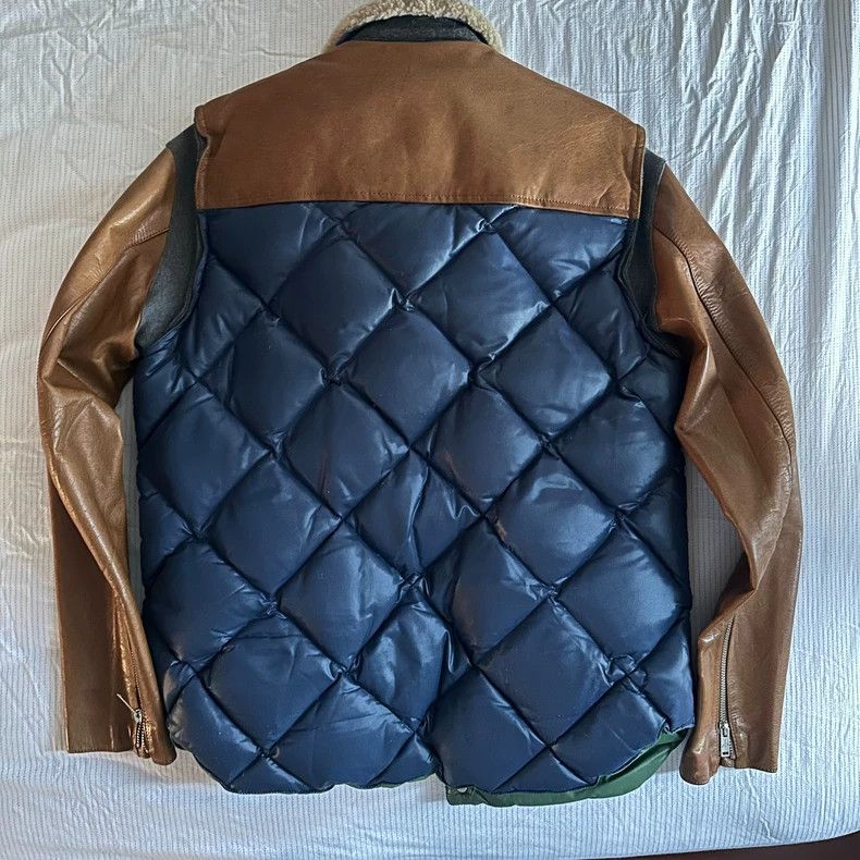 Undercover UNDERCOVER Leather sleeve down jacket 2506-Nextarrow Size US M / EU 48-50 / 2 - 6 Thumbnail