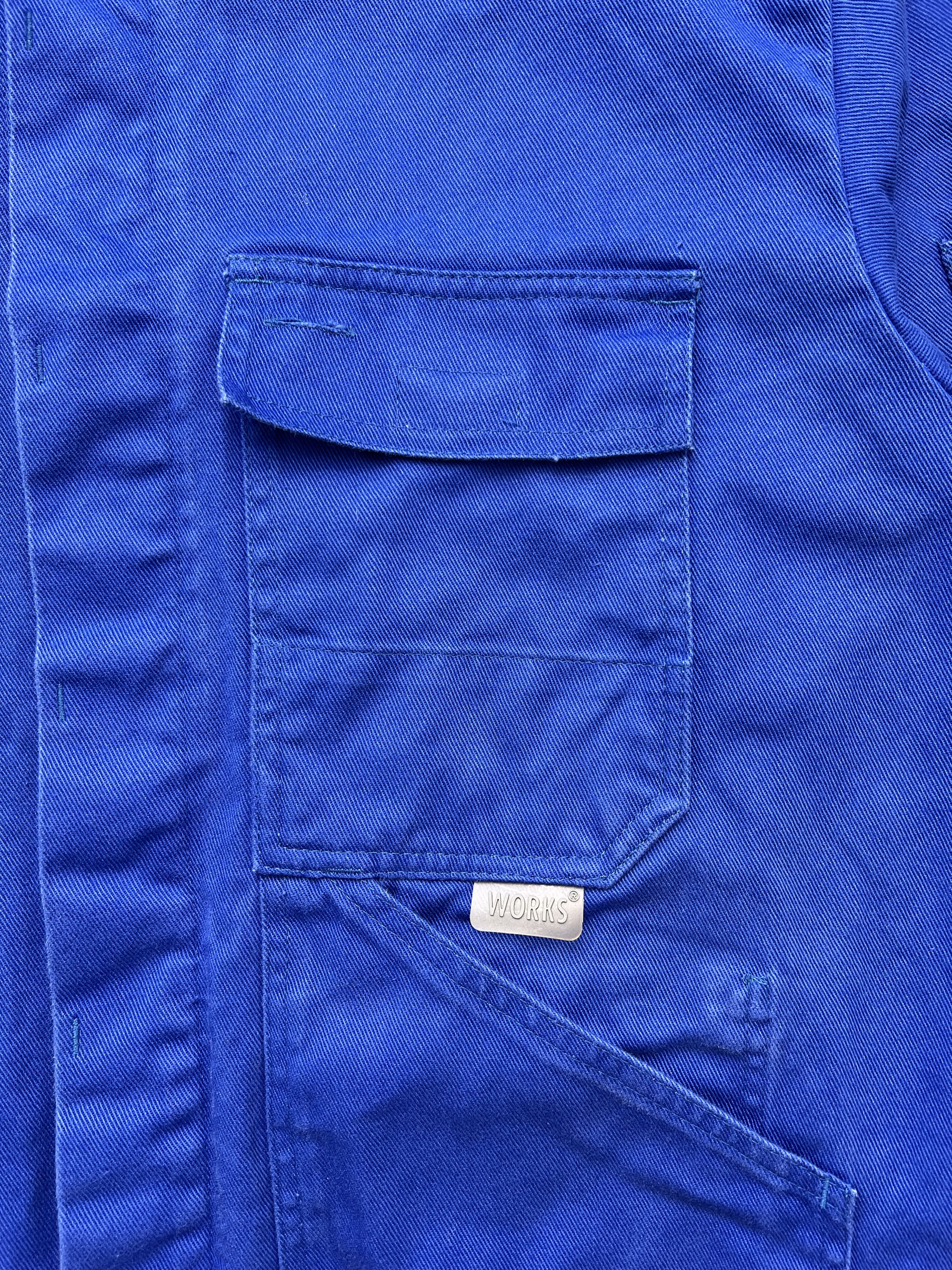 Vintage French Work Chore Jacket Vintage Bleu De Travail Size US L / EU 52-54 / 3 - 4 Thumbnail