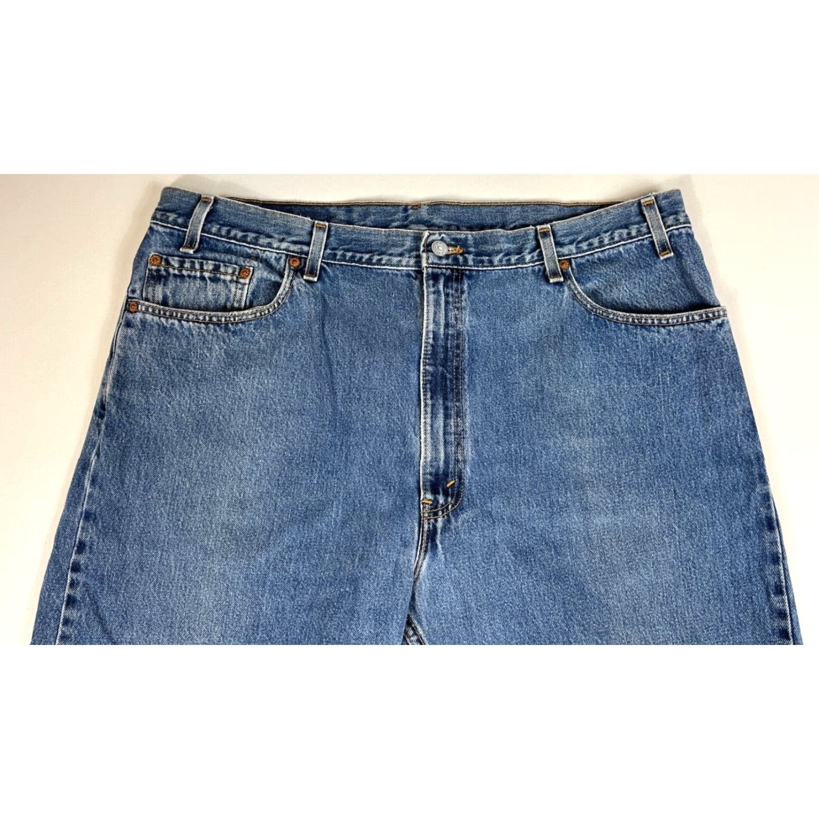 Levi's Levi's 505 Regular Fit Jeans Straight Made in USA Mens Blue 40x29.5 Denim Vintage Jeans for Men Size US 40 / EU 56 - 3 Thumbnail