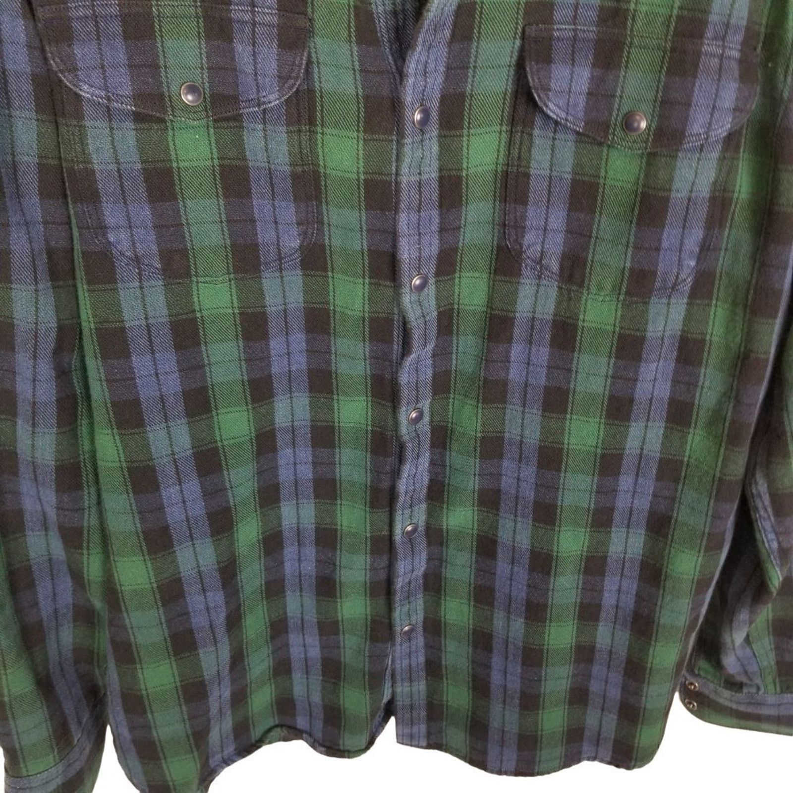 Lucky Brand Lucky Brand Men Western Flannel Shirt Tartan Plaid M Classic Size US M / EU 48-50 / 2 - 3 Thumbnail