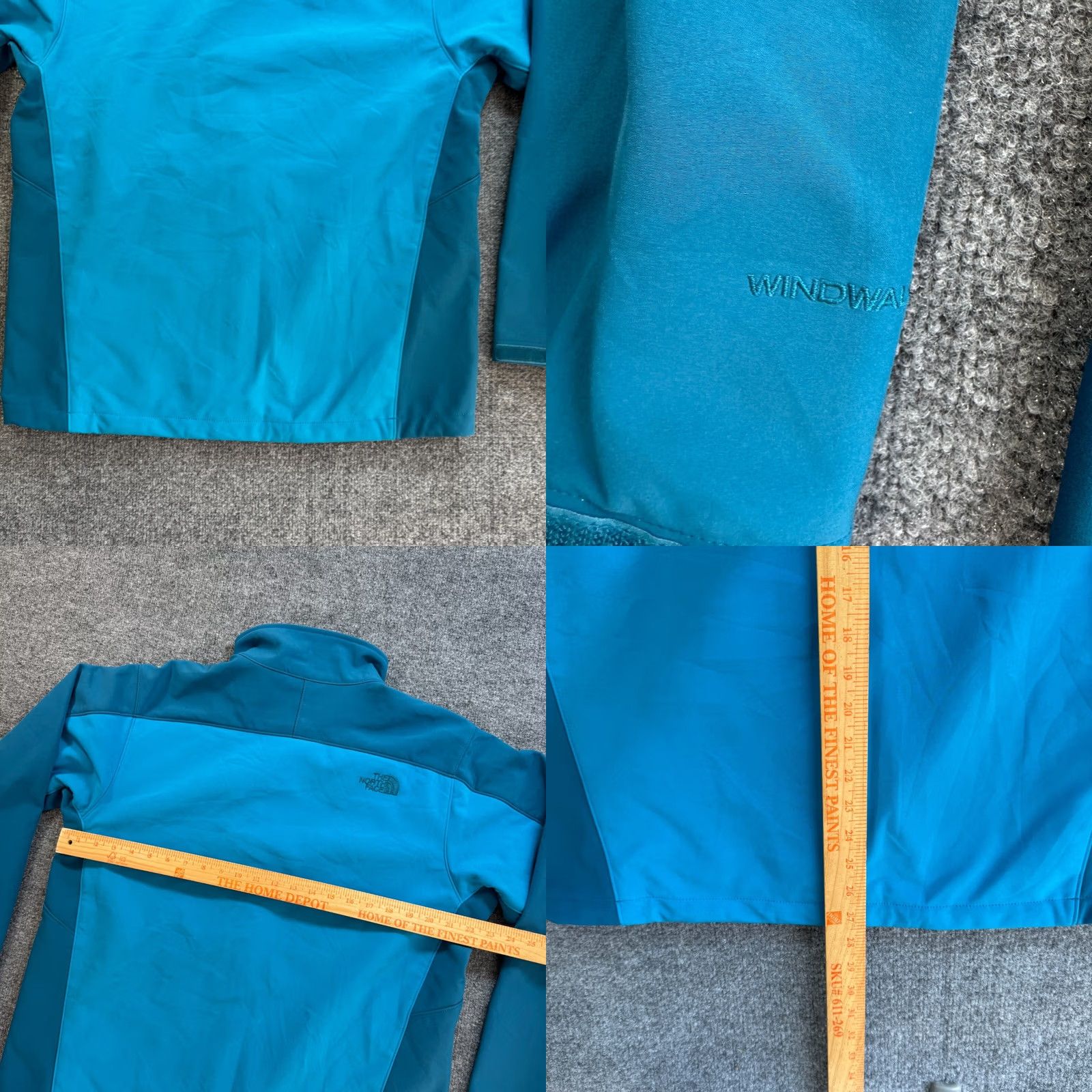 The North Face The North Face Men's Large Blue Apex Windwall Soft Shell Jacket Zip Size US L / EU 52-54 / 3 - 9 Thumbnail