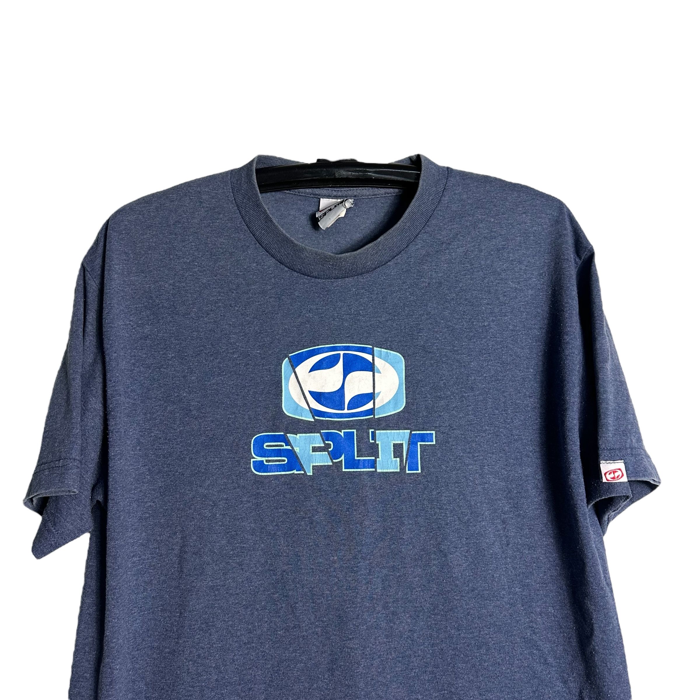Split 🔥RARE🔥Vintage Split Skateboard Spell Out T-shirt Size US L / EU 52-54 / 3 - 2 Thumbnail