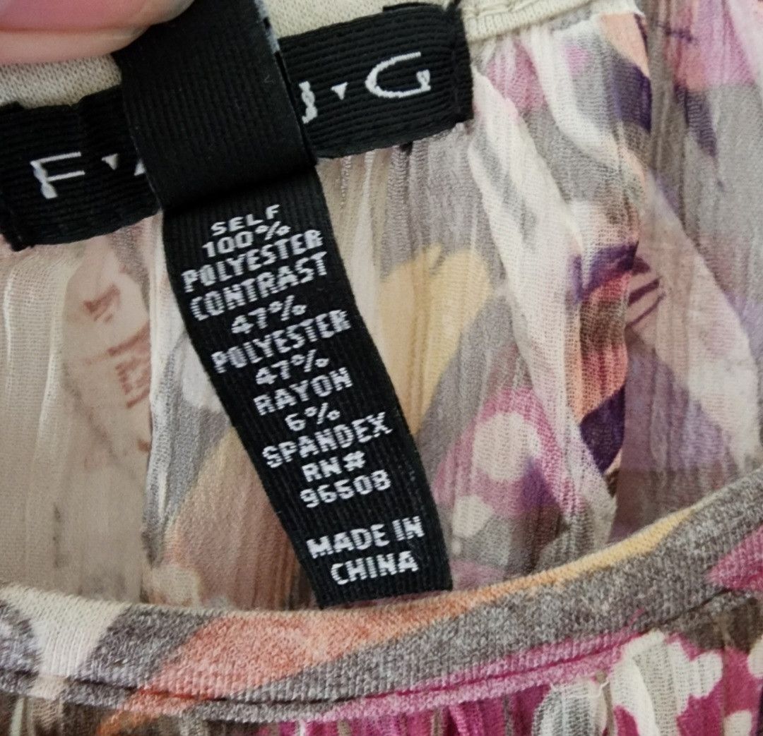 Unknown London NWOT F.A.N.G Sheer Beige Butterfly Floral Tunic S Size S / US 4 / IT 40 - 3 Thumbnail