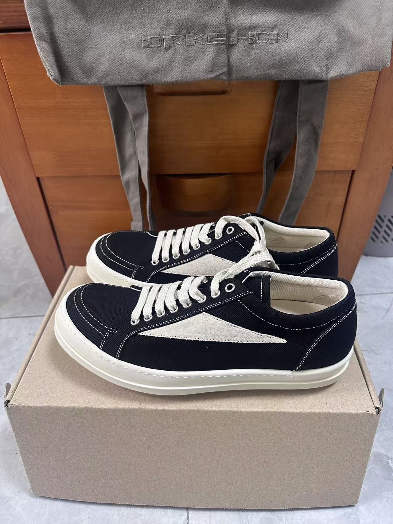 Rick Owens Drkshdw Rick Owens low-top sneakers Size US 10 / EU 43 - 1 Thumbnail
