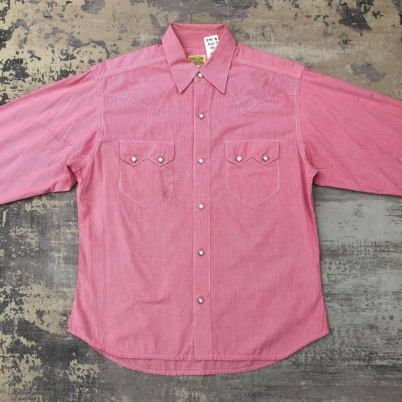 Rockmount Ranch Wear × Sugar Cane T477 RANCHWEAR X SUGAR CANE WESTERN SHIRTS Size US L / EU 52-54 / 3 - 4 Thumbnail