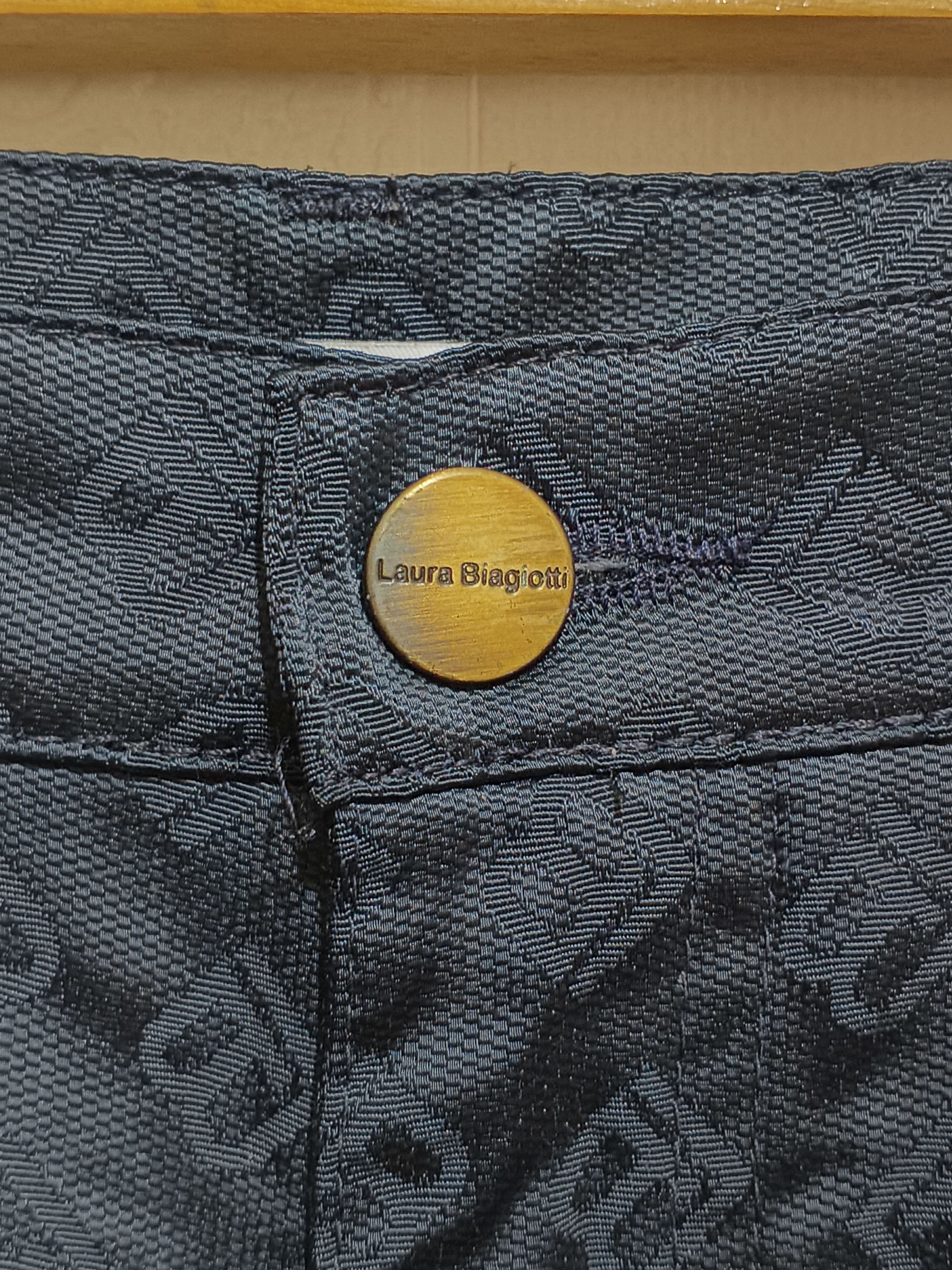 Laura Biagiotti LAURA BIAGIOTTI MONOGRAM PANTS Size 29" - 5 Thumbnail