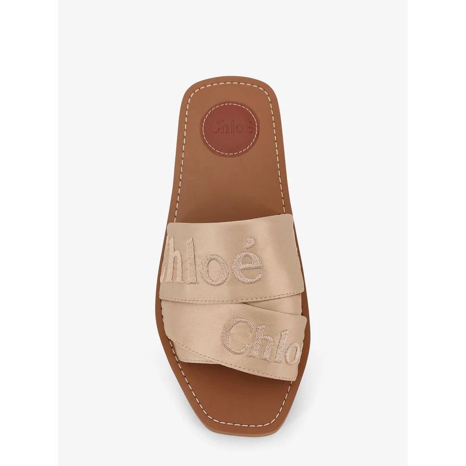 Chloe Chloe Beige Slide Sandals New & Authentic (Euro Size:6;) Size US 6 / IT 36 - 5 Thumbnail