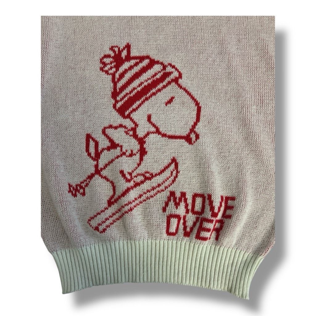 Other Vintage Snoopy Skiing Cliff Engle Sweaters Size Extra Large Size US XL / EU 56 / 4 - 4 Thumbnail