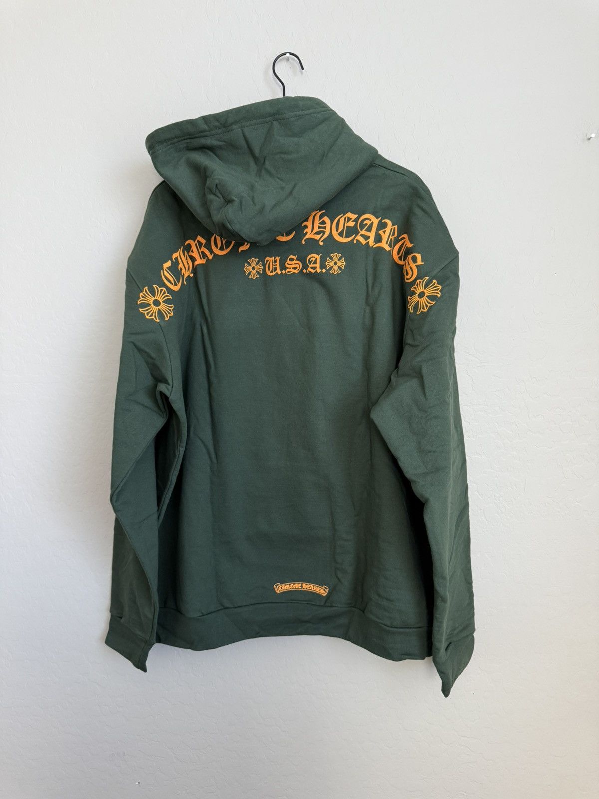 25SS◆CHROME HEARTS◆グリーン TBAR パーカー Green/Orange Chrome Hearts Green Orange | Grailed