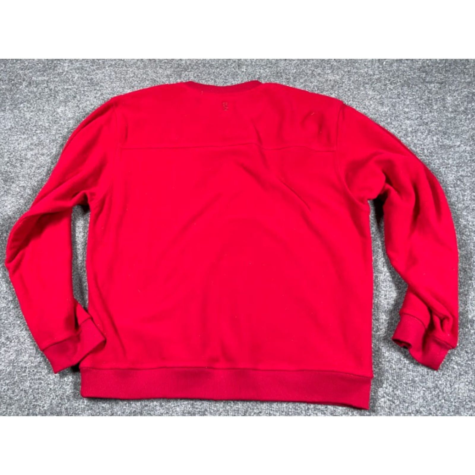 Vintage VTG Bucks Run Golf Course Fleece Sweatshirt Adult Large Red Embroidered Crew Size US L / EU 52-54 / 3 - 2 Thumbnail