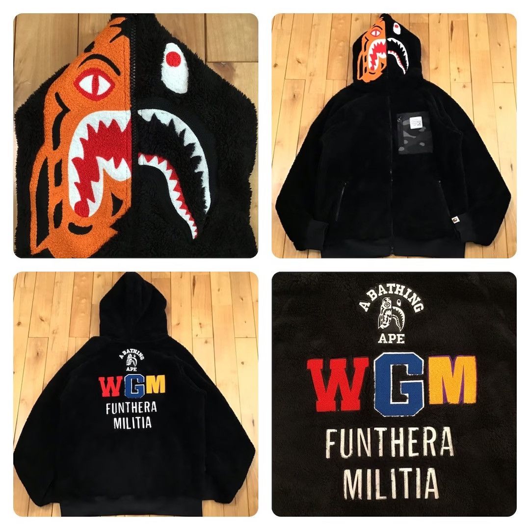 Bape BAPE Boa Tiger Shark full zip hoodie a bathing ape Size US XL / EU 56 / 4 - 1 Thumbnail