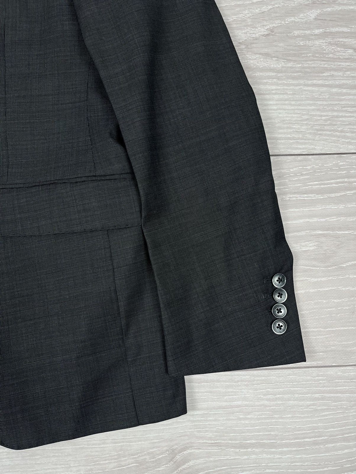 Hackett Hackett London Grey Wool Two Buttons Suit Blazer Pants Size 40R - 10 Thumbnail
