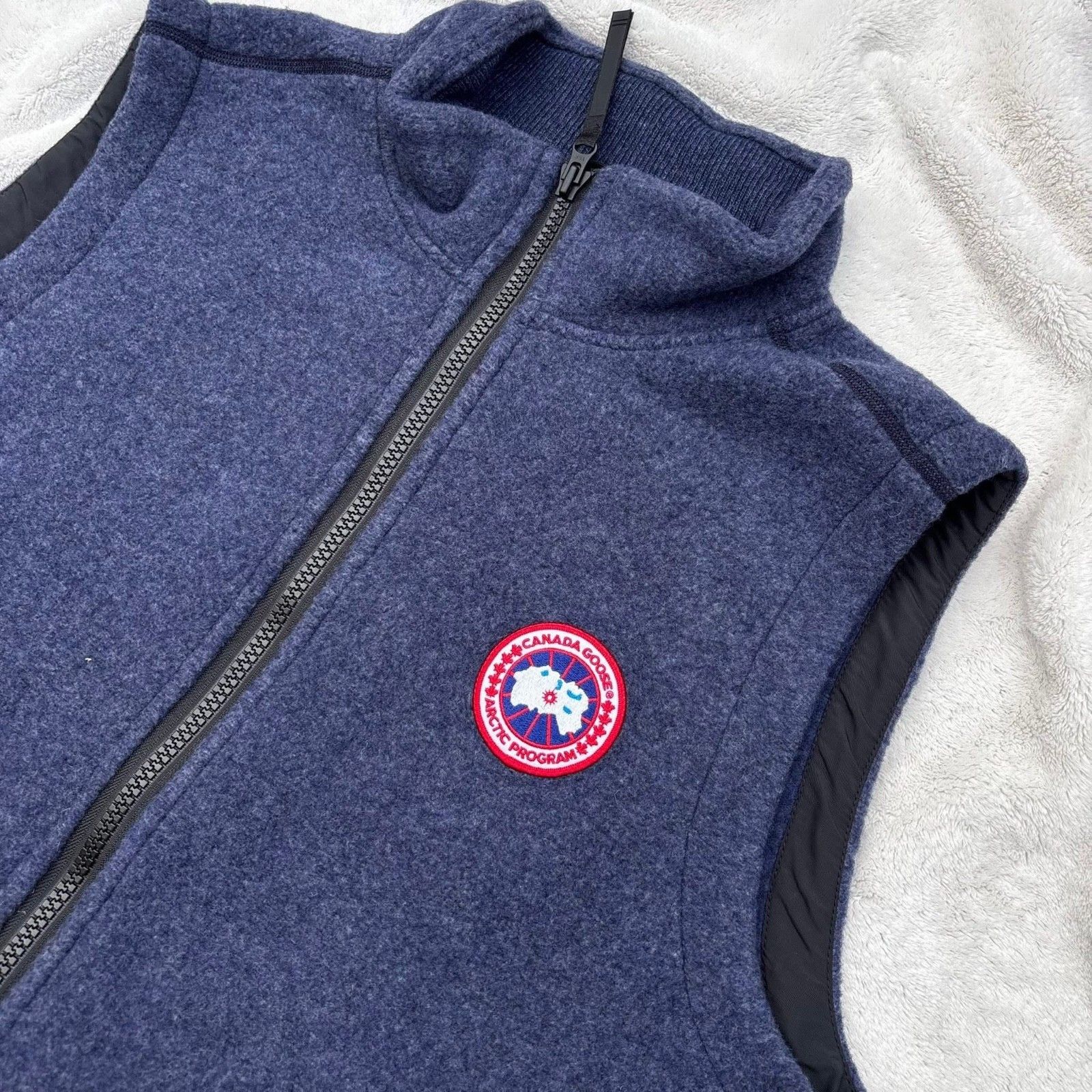 Canada Goose Canada Goose Atlantic Navy Mersey Fleece Vest - MSRP $650 Size US XXL / EU 58 / 5 - 2 Thumbnail