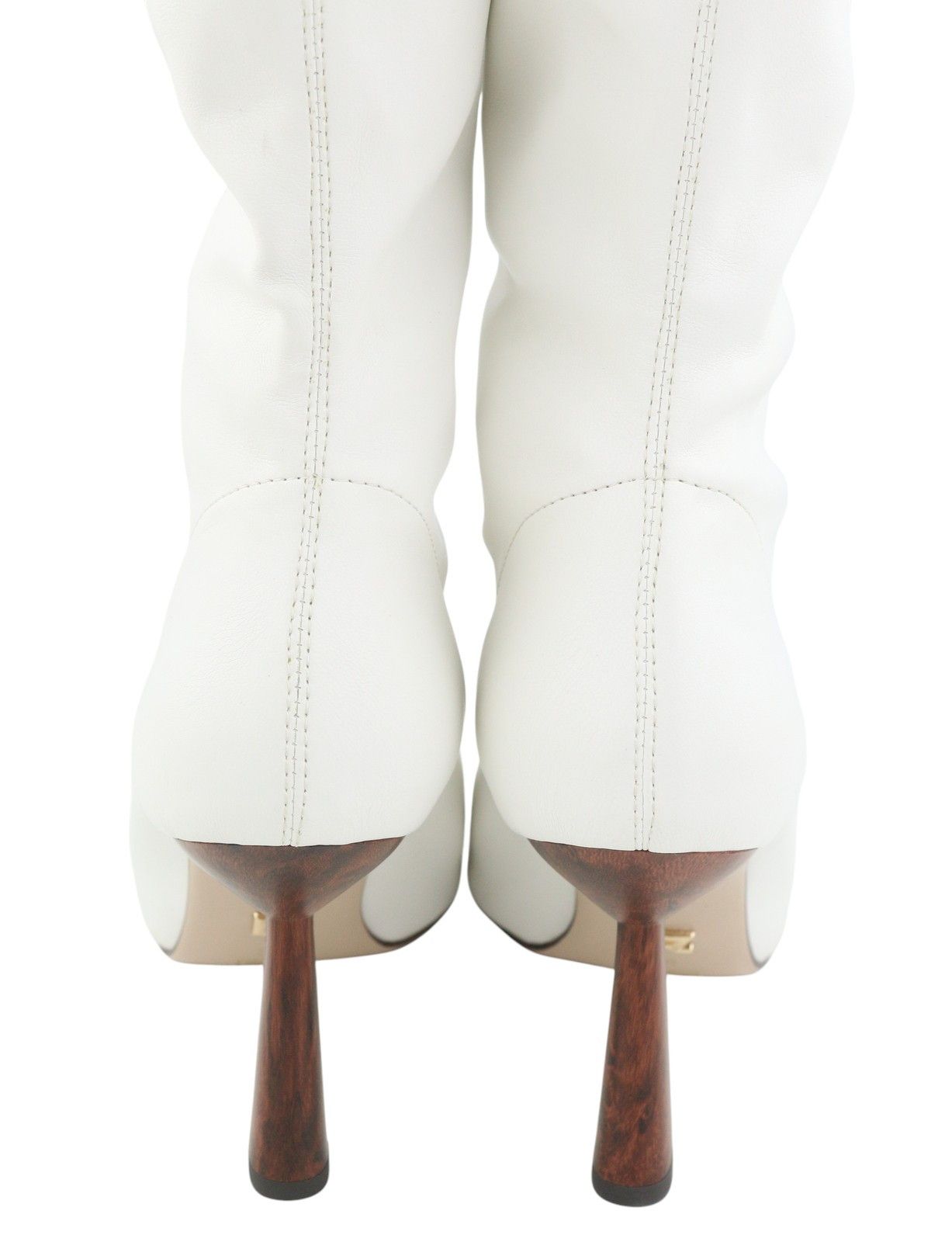 Other LOLA CRUZ NAF EU38 White Eco Leather Pointed Toe 87541 Size US 7 / IT 37 - 7 Thumbnail