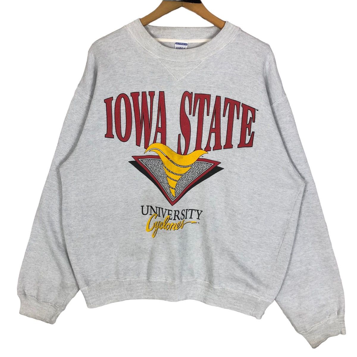 NCAA Vintage 90s Iowa State University Cyclones Sweatshirt Size US L / EU 52-54 / 3 - 1 Thumbnail