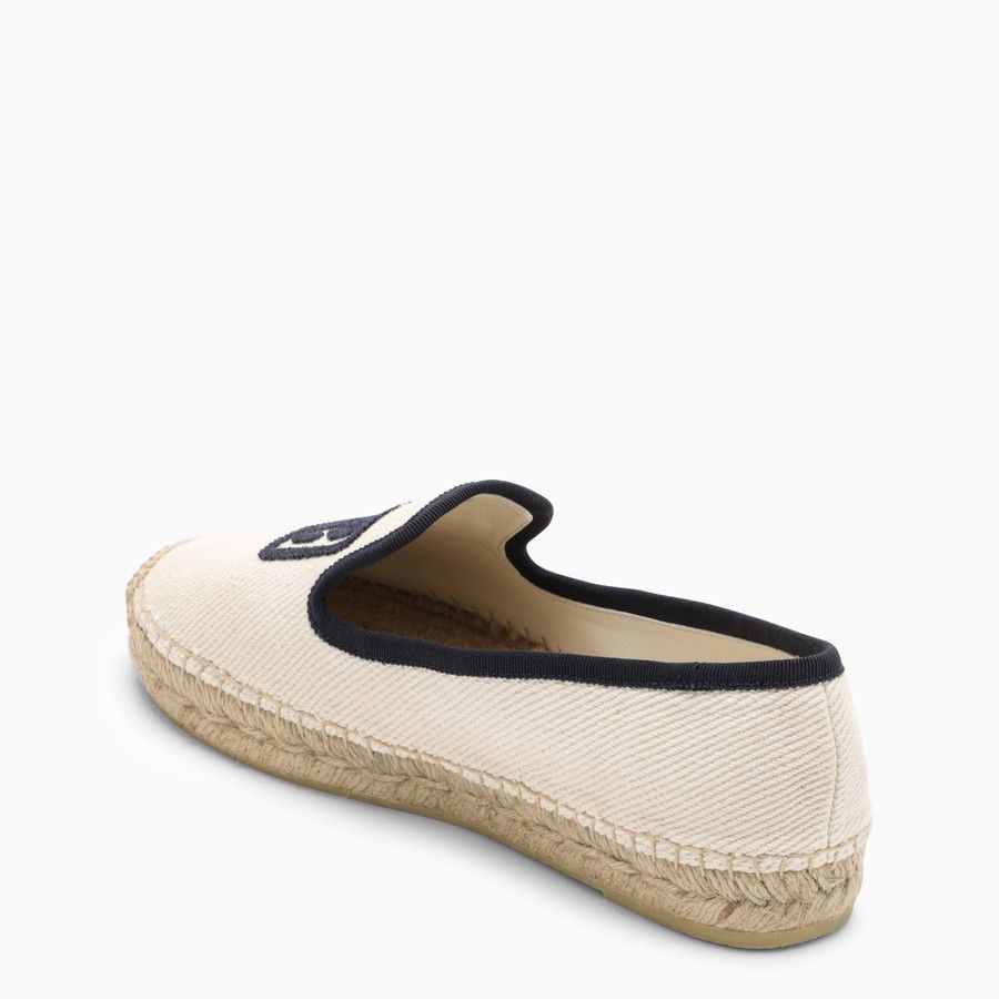 Miu Miu o1d2blof0924 Logo Espadrilles in Multicolor Size US 11 / IT 41 - 4 Thumbnail