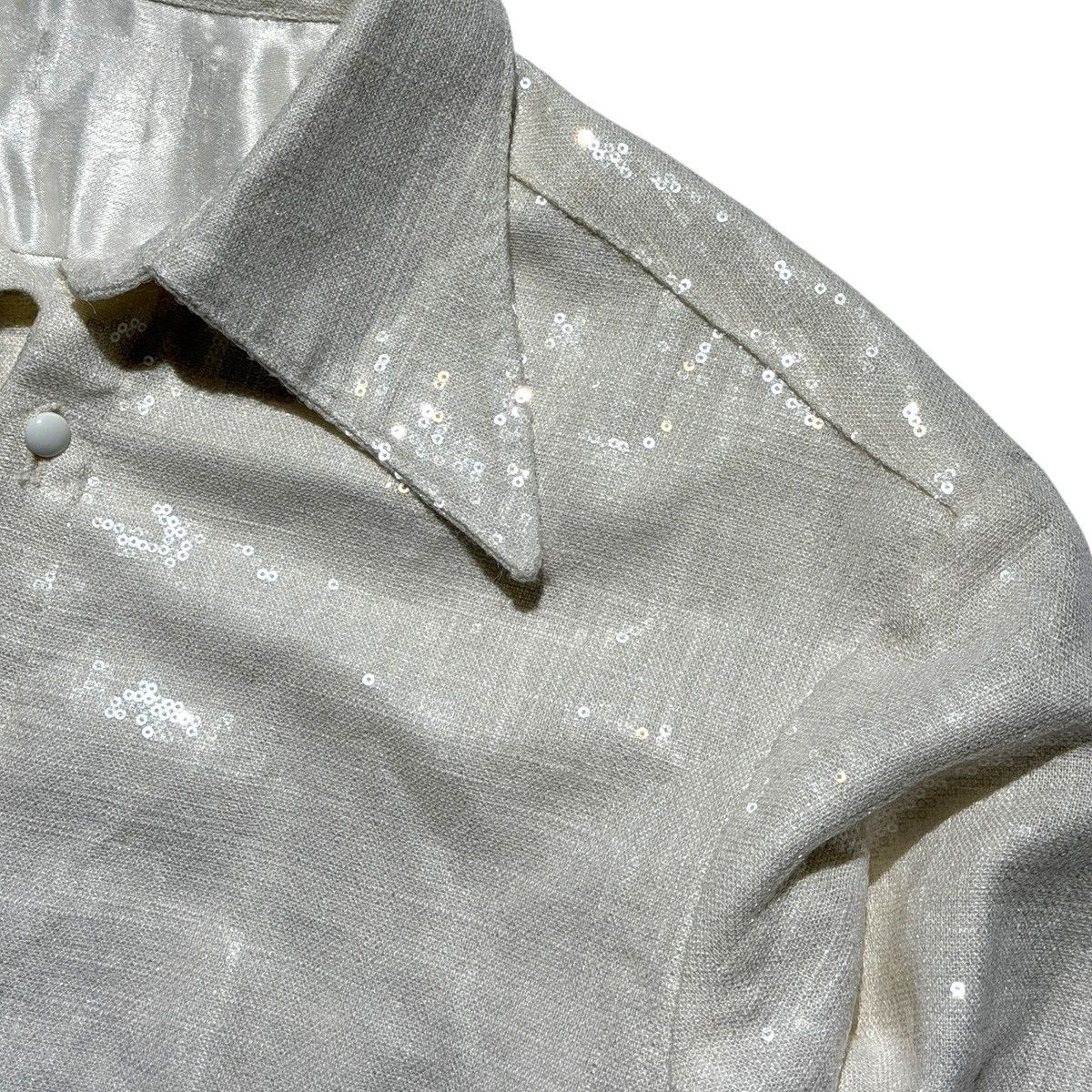 Theophilio Sequin button down shirt Size US XL / EU 56 / 4 - 2 Thumbnail
