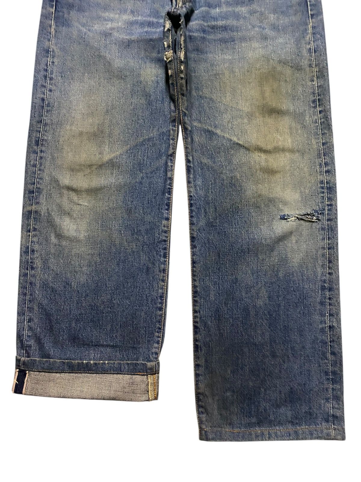 Edwin Vintage Japanese Edwin 505 Mud Wash Selvedge Loose Jeans Size US 36 / EU 52 - 5 Thumbnail