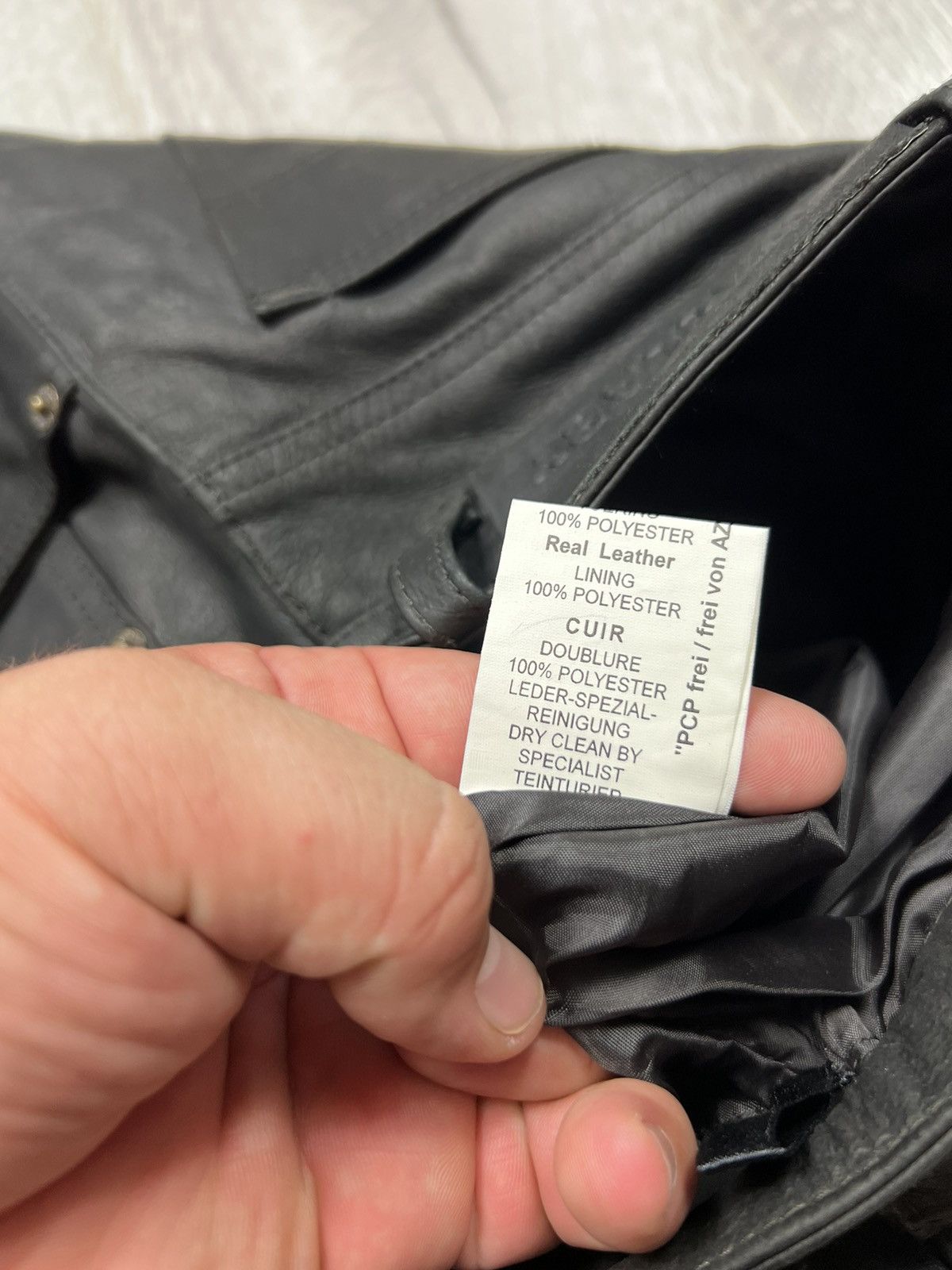 Genuine Leather NWT Vintage Wallaby Australian Lifestyle Leather Biker Pants Size US 30 / EU 46 - 11 Thumbnail