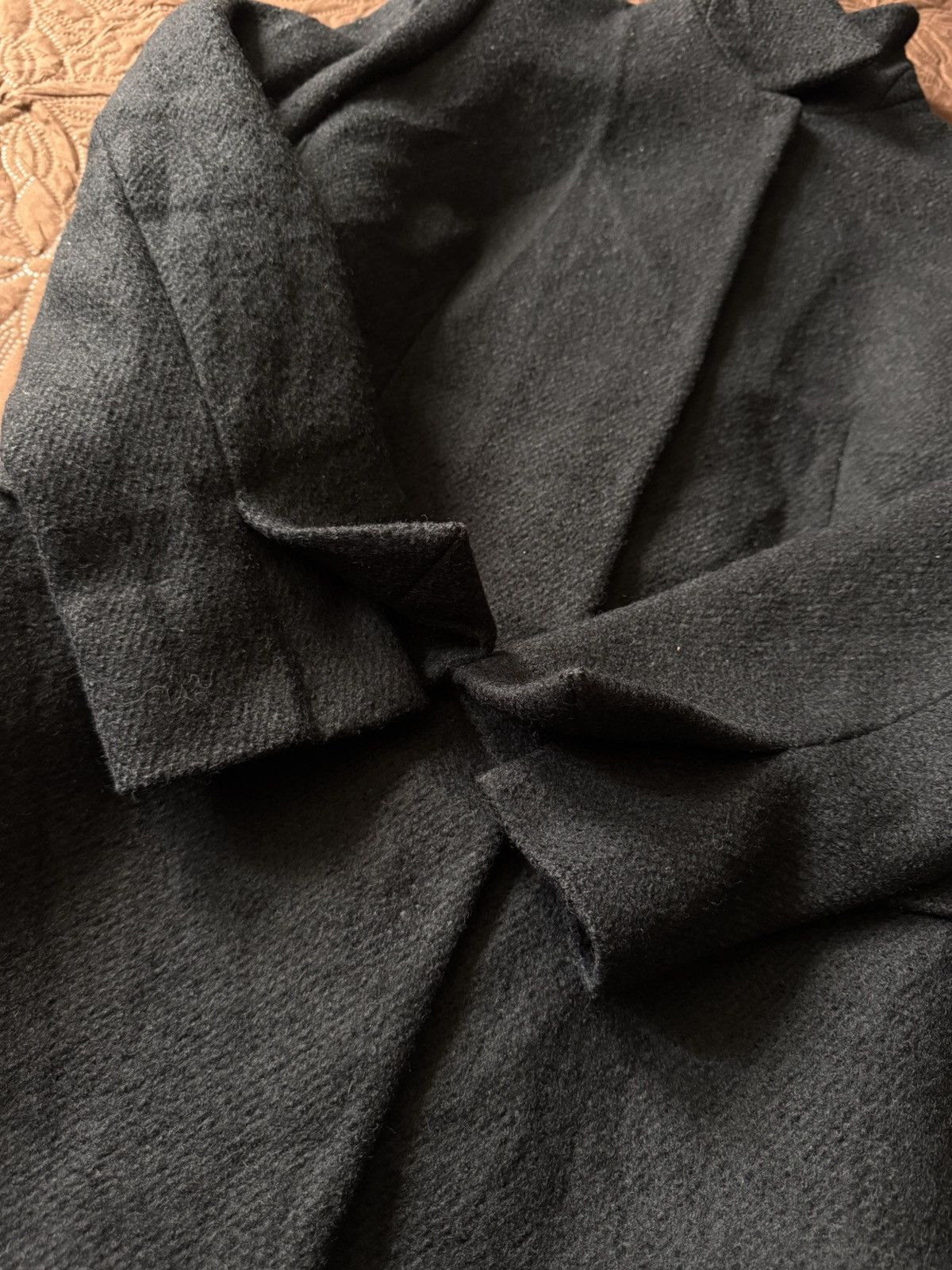 Prada PRADA Vintage Single-Breasted Black Wool Overcoat Size M / US 6-8 / IT 42-44 - 14 Thumbnail