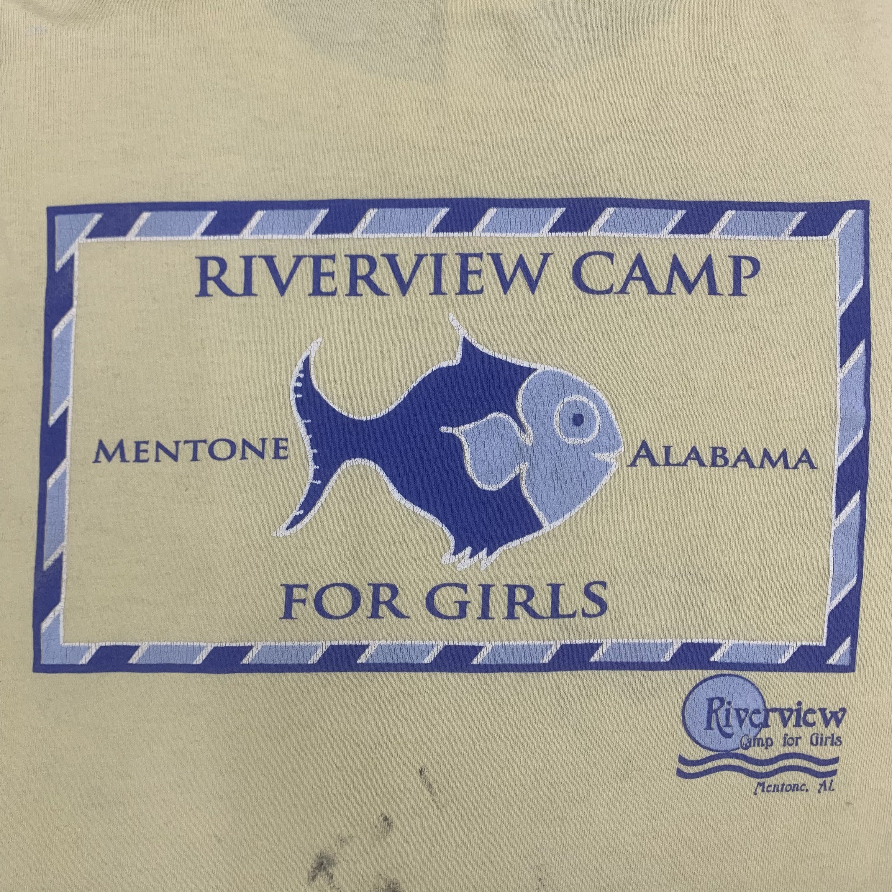 Vintage Riverview Camp Alabama Tee Shirt Splash Paint - R009 Size XL / US 12-14 / IT 48-50 - 6 Thumbnail