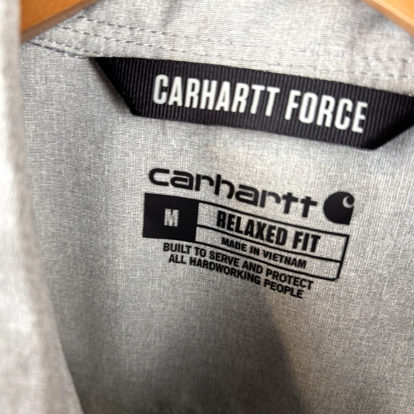 Carhartt VINTAGE Carhartt Shirt Mens Medium Gray Long Sleeve Relaxed Fit LOGO Size US M / EU 48-50 / 2 - 3 Thumbnail