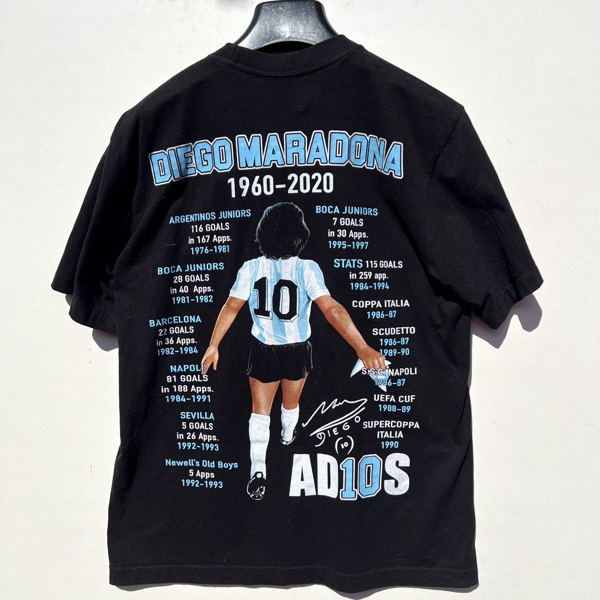 Vintage Diego Maradona Vintage Tee t-shirt Size US L / EU 52-54 / 3 - 5 Thumbnail